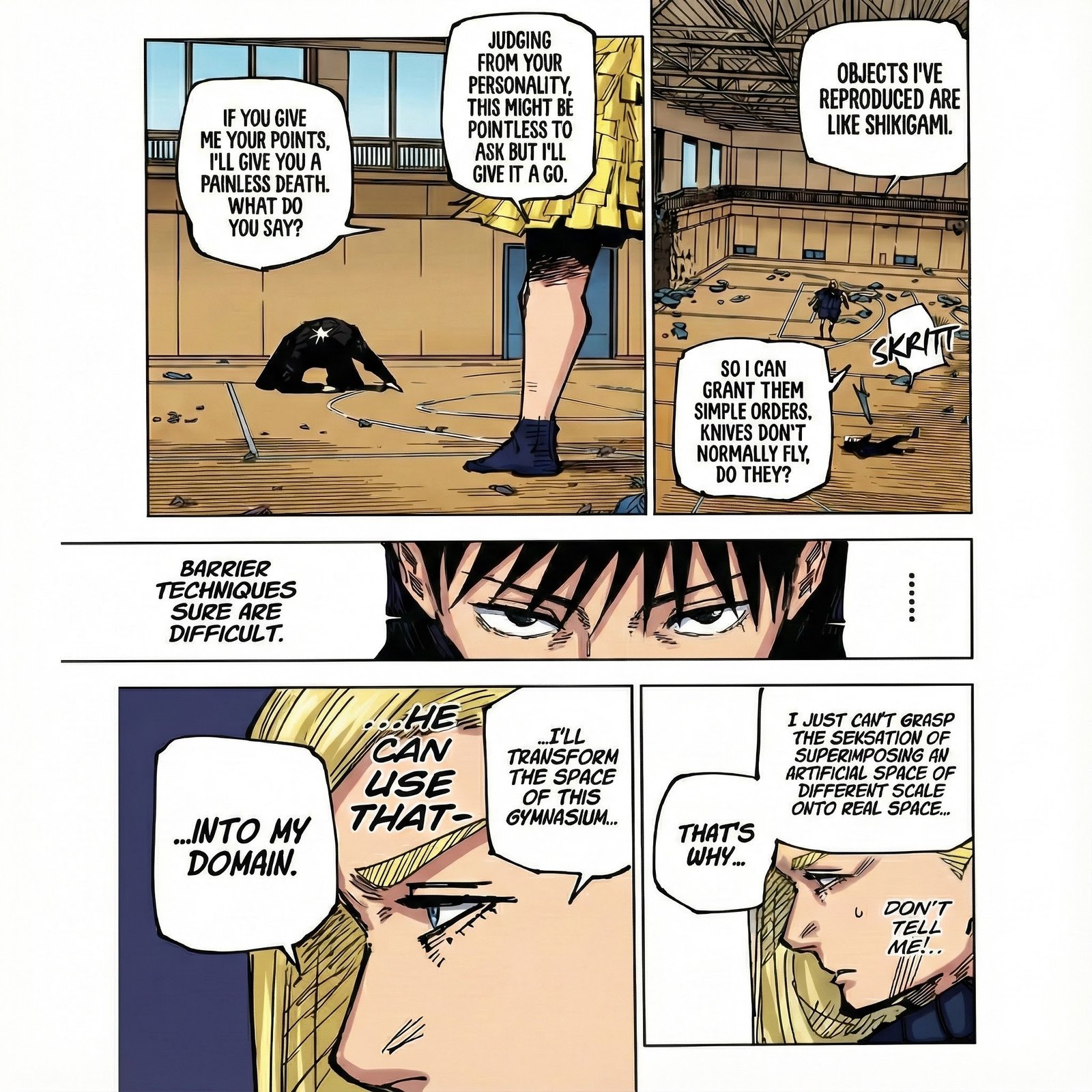 Jujutsu Kaisen Chapter 170 Page 17 - Colored Manga Panel
