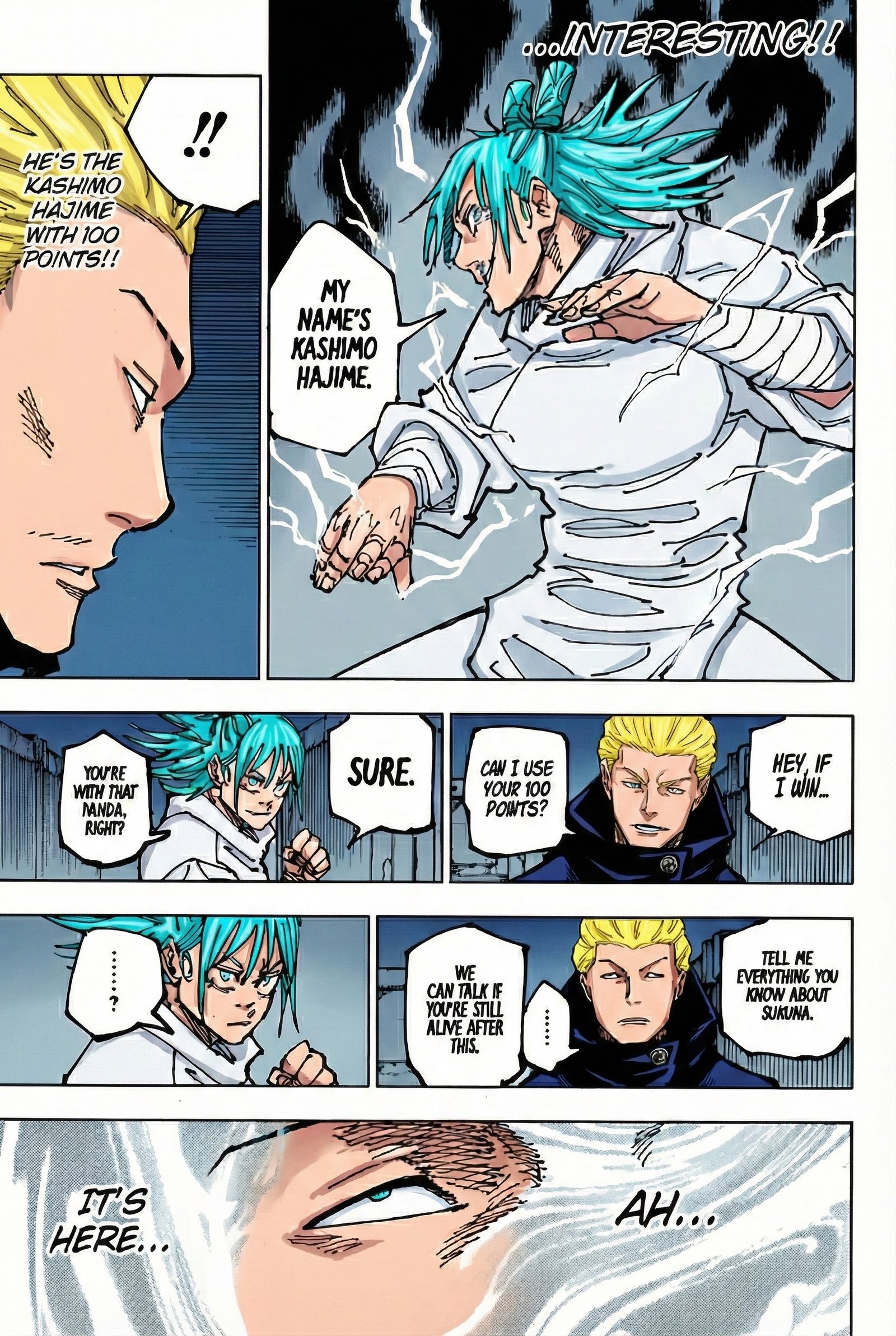 Jujutsu Kaisen Chapter 186 Page 6 - Colored Manga Panel