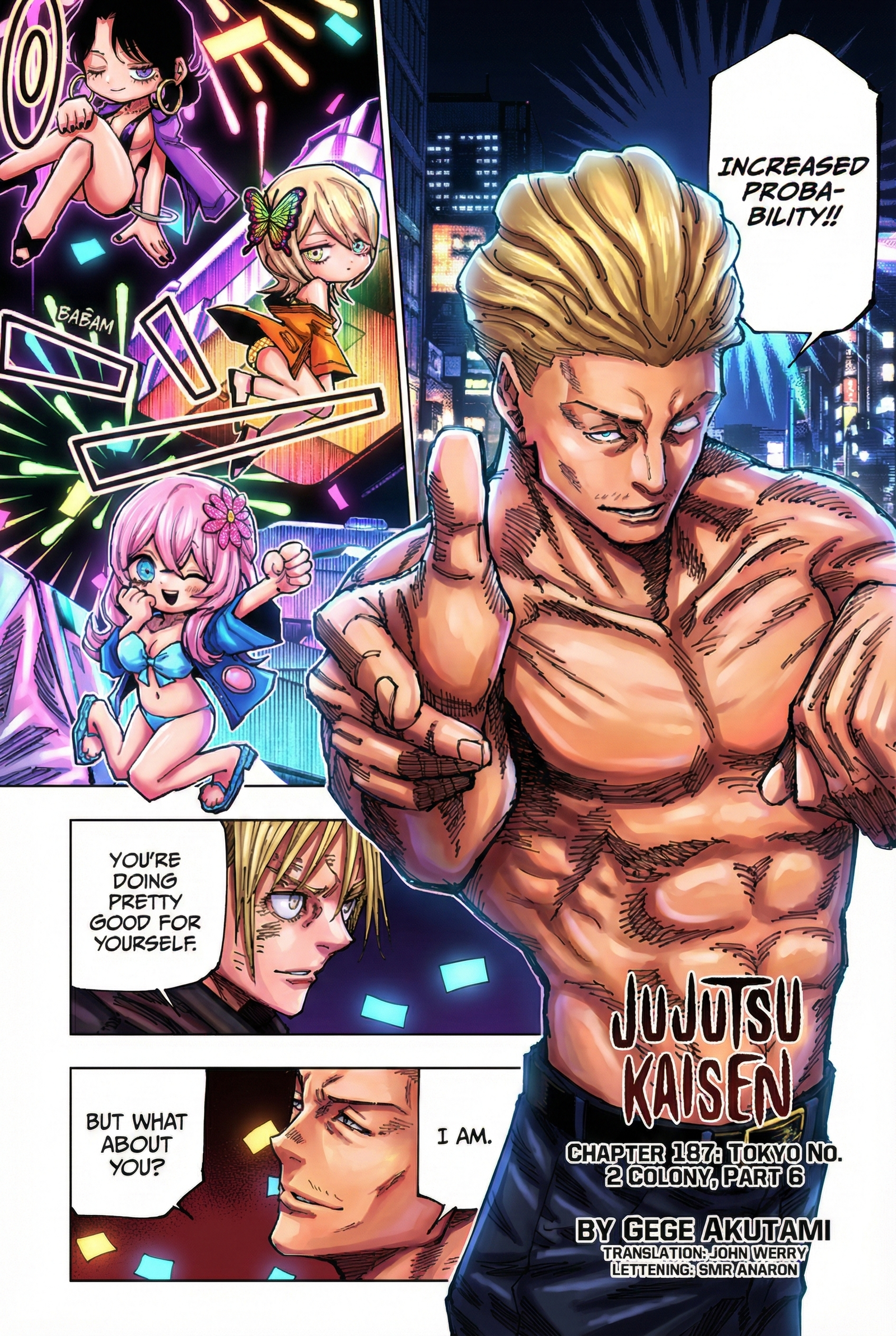 Jujutsu Kaisen Chapter 187 Page 2 - Colored Manga Panel