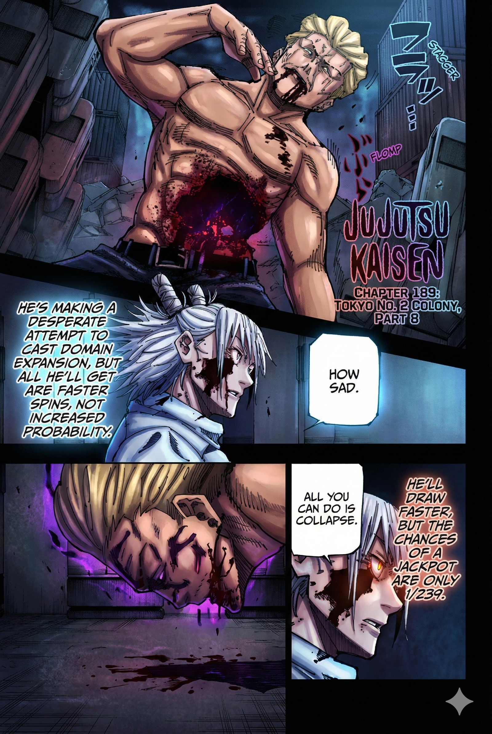 Jujutsu Kaisen Chapter 189 Page 1 - Colored Manga Panel