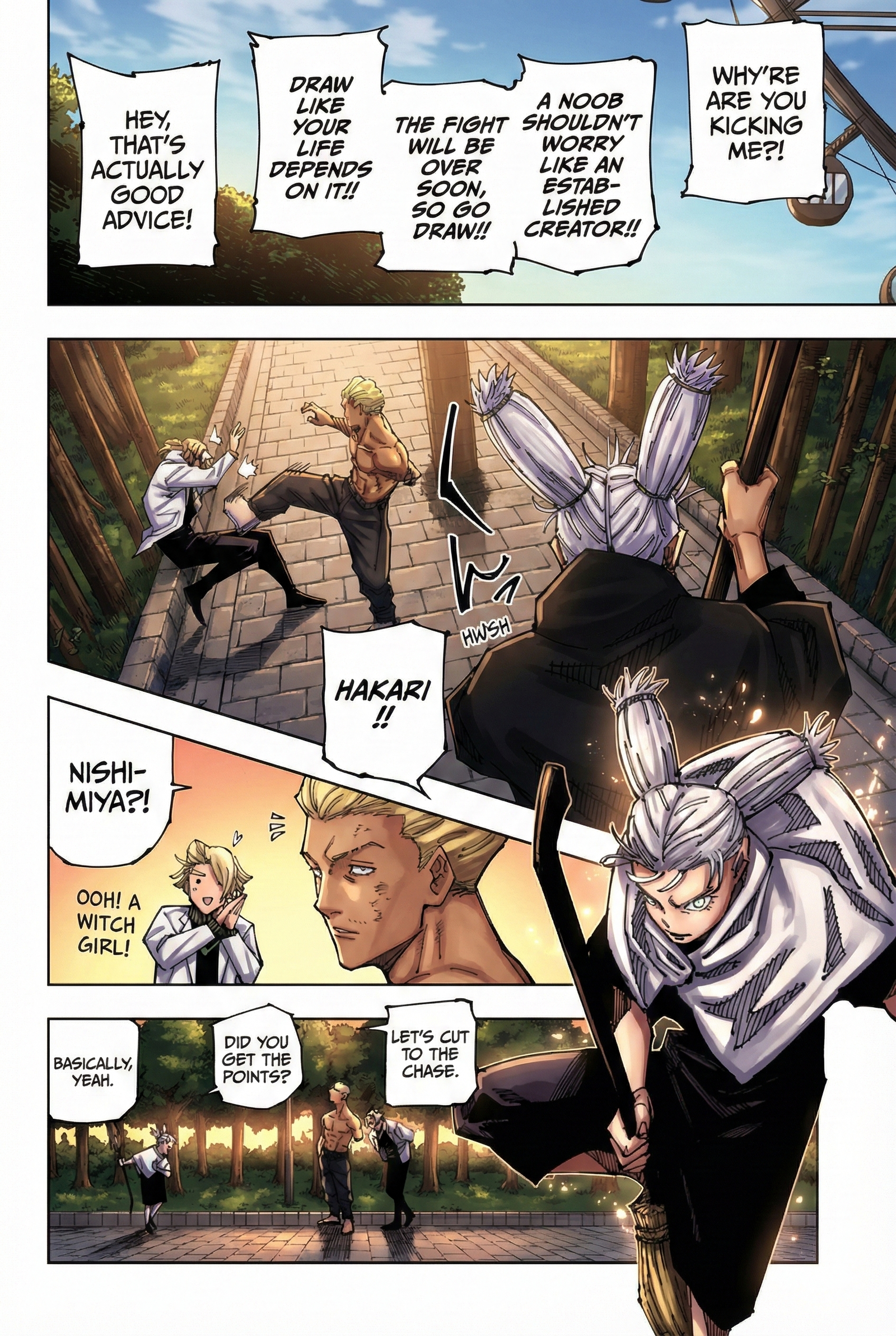 Jujutsu Kaisen Chapter 190 Page 12 - Colored Manga Panel
