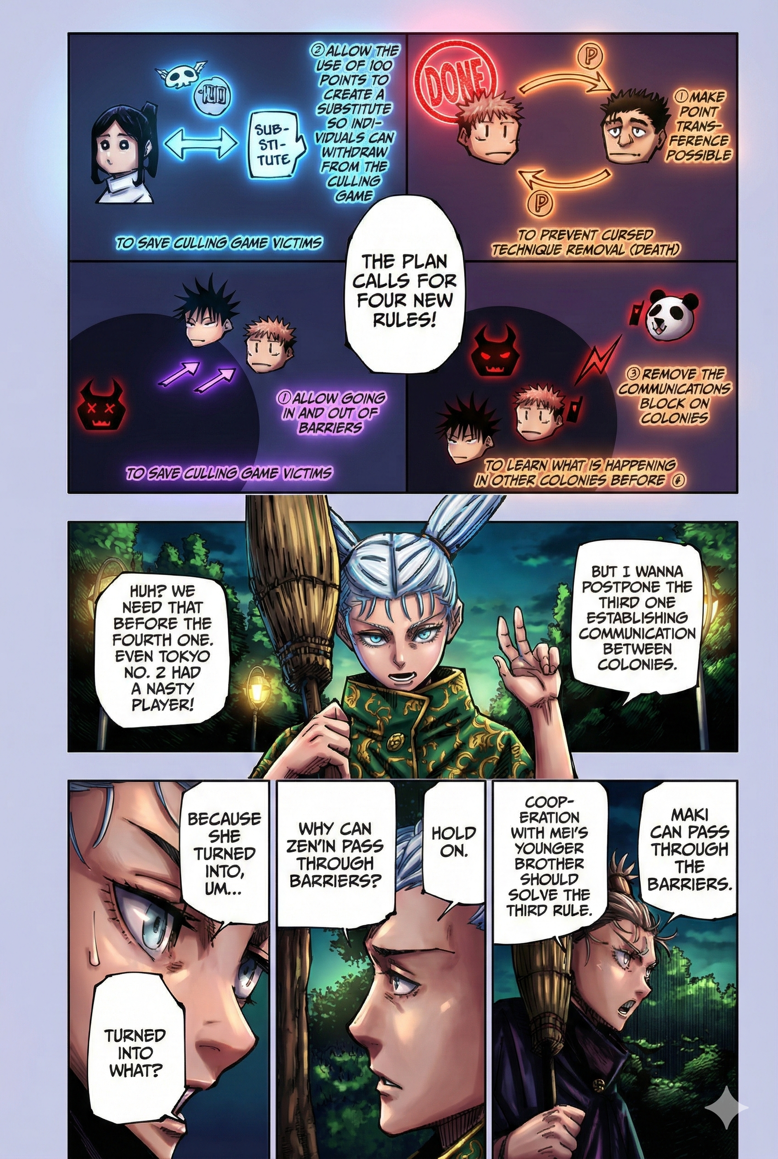 Jujutsu Kaisen Chapter 190 Page 13 - Colored Manga Panel