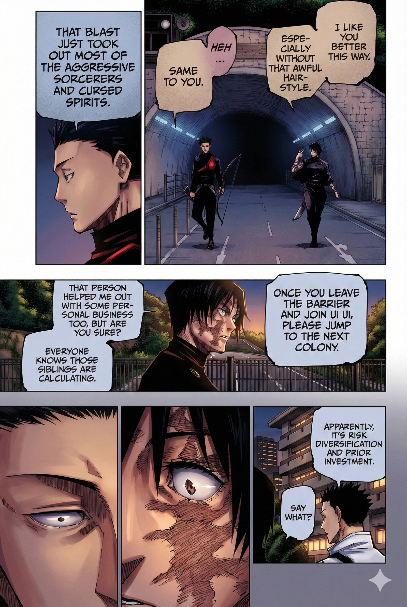 Jujutsu Kaisen Chapter 190 Page 15 - Colored Manga Panel