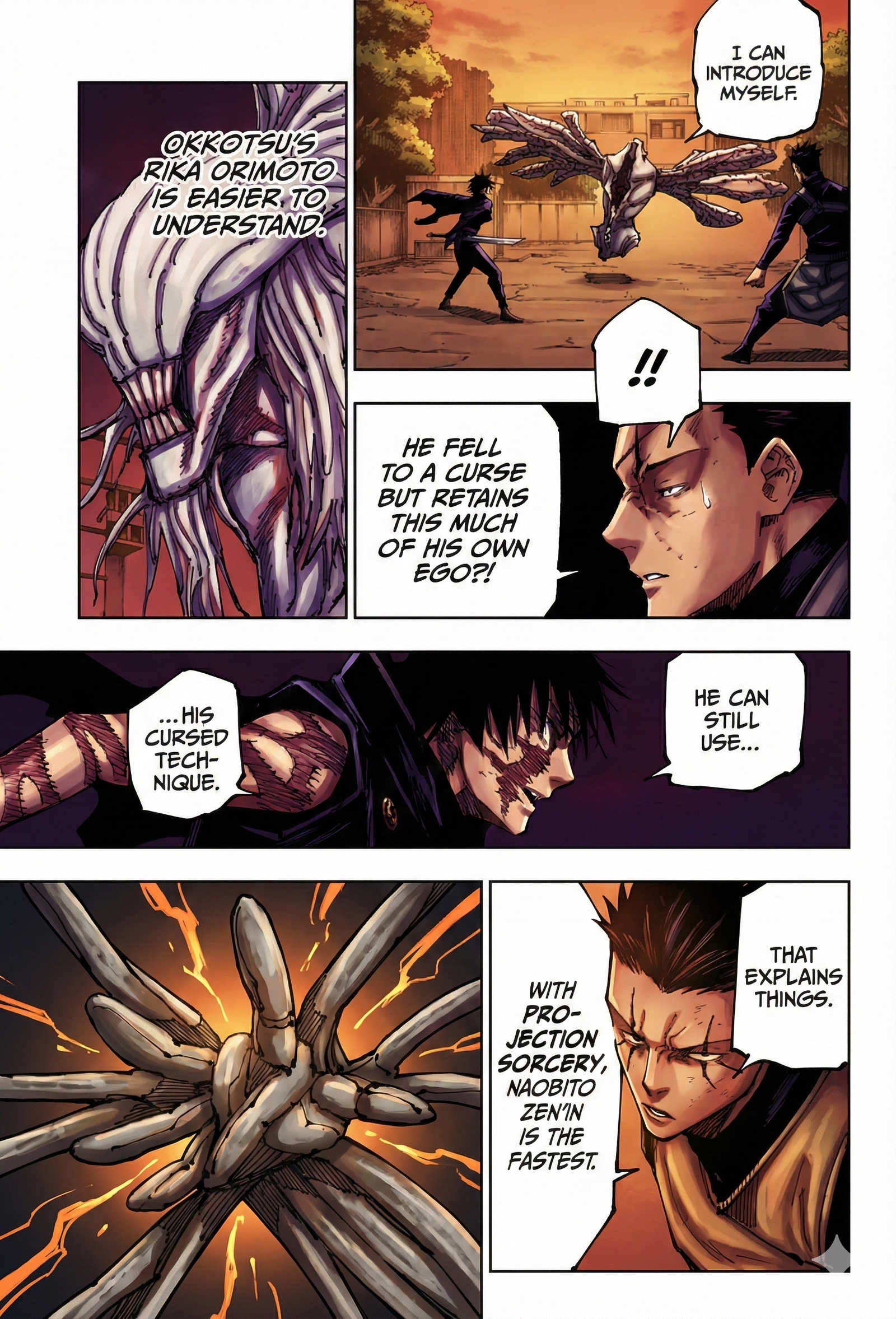 Jujutsu Kaisen Chapter 193 Page 7 - Colored Manga Panel