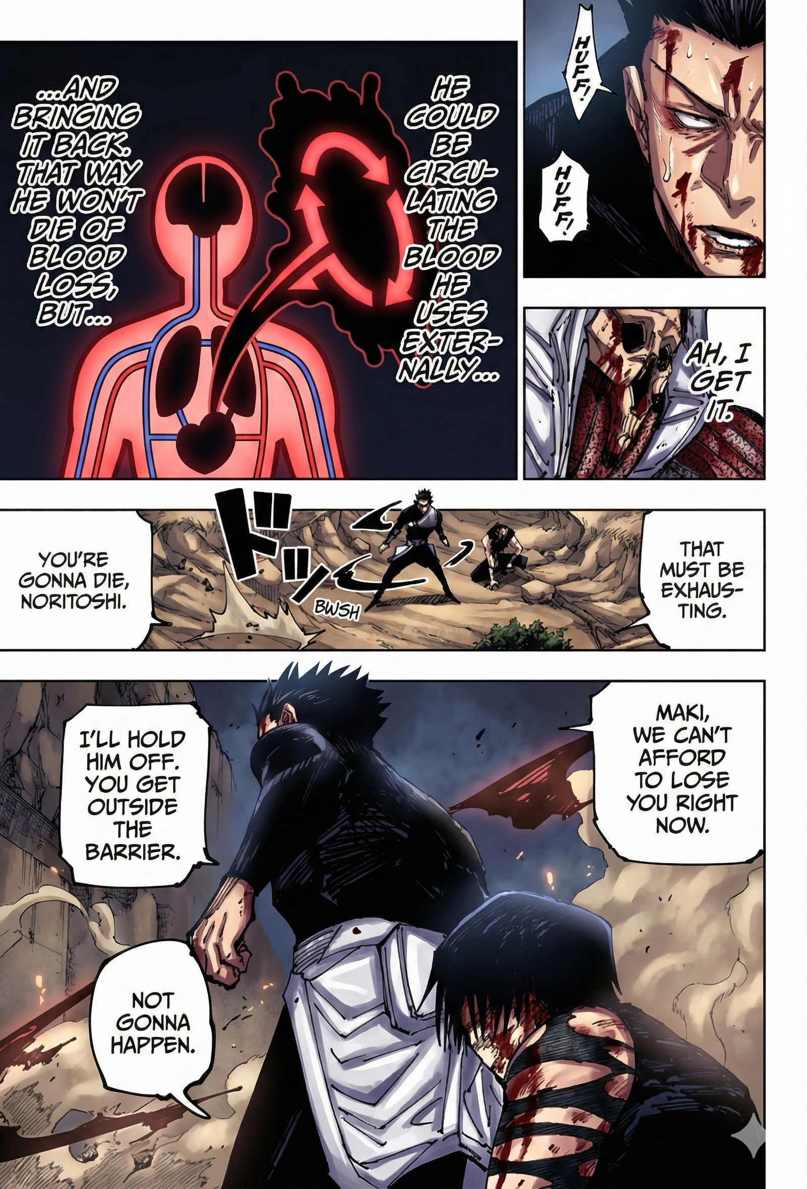 Jujutsu Kaisen Chapter 194 Page 5 - Colored Manga Panel