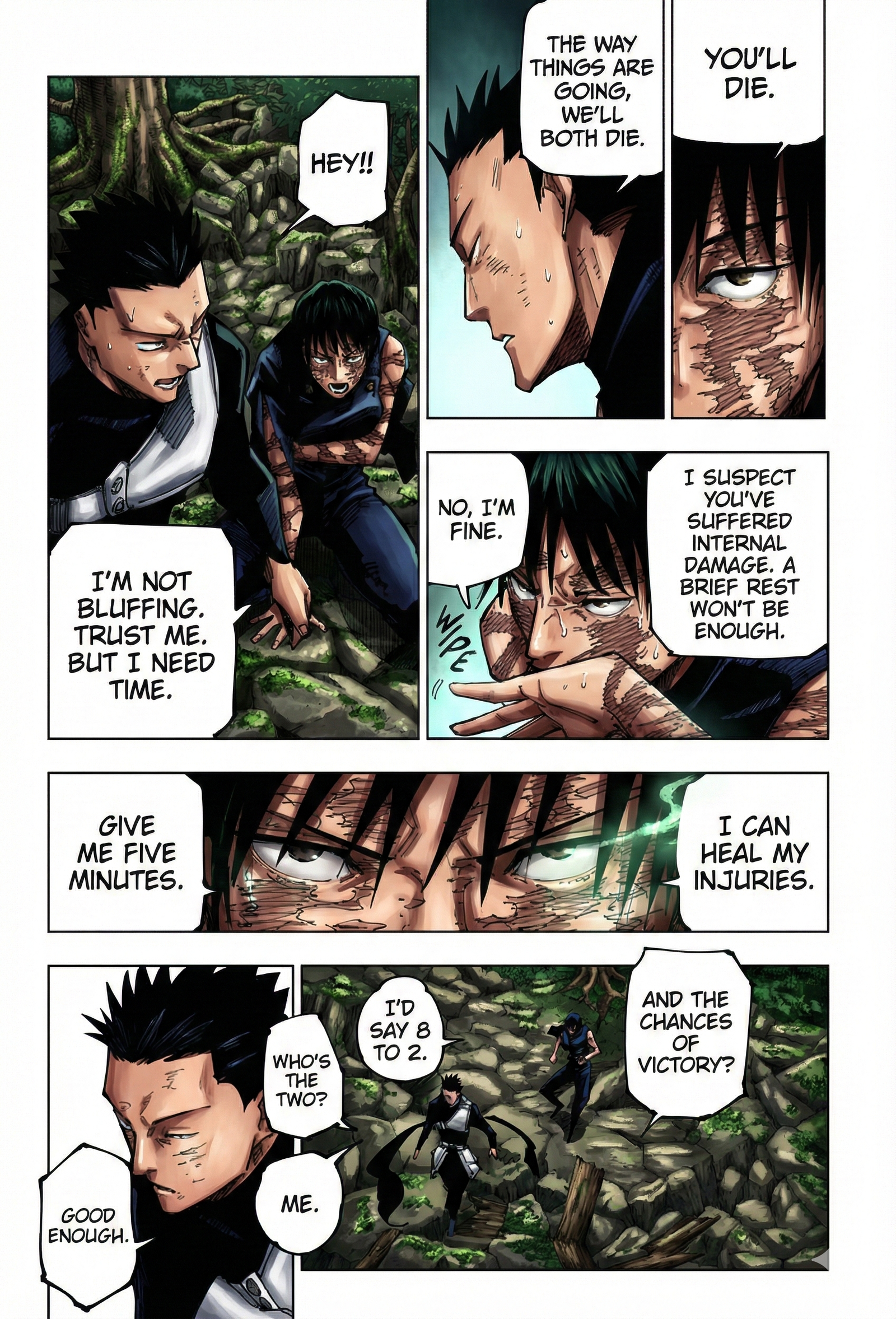 Jujutsu Kaisen Chapter 194 Page 6 - Colored Manga Panel
