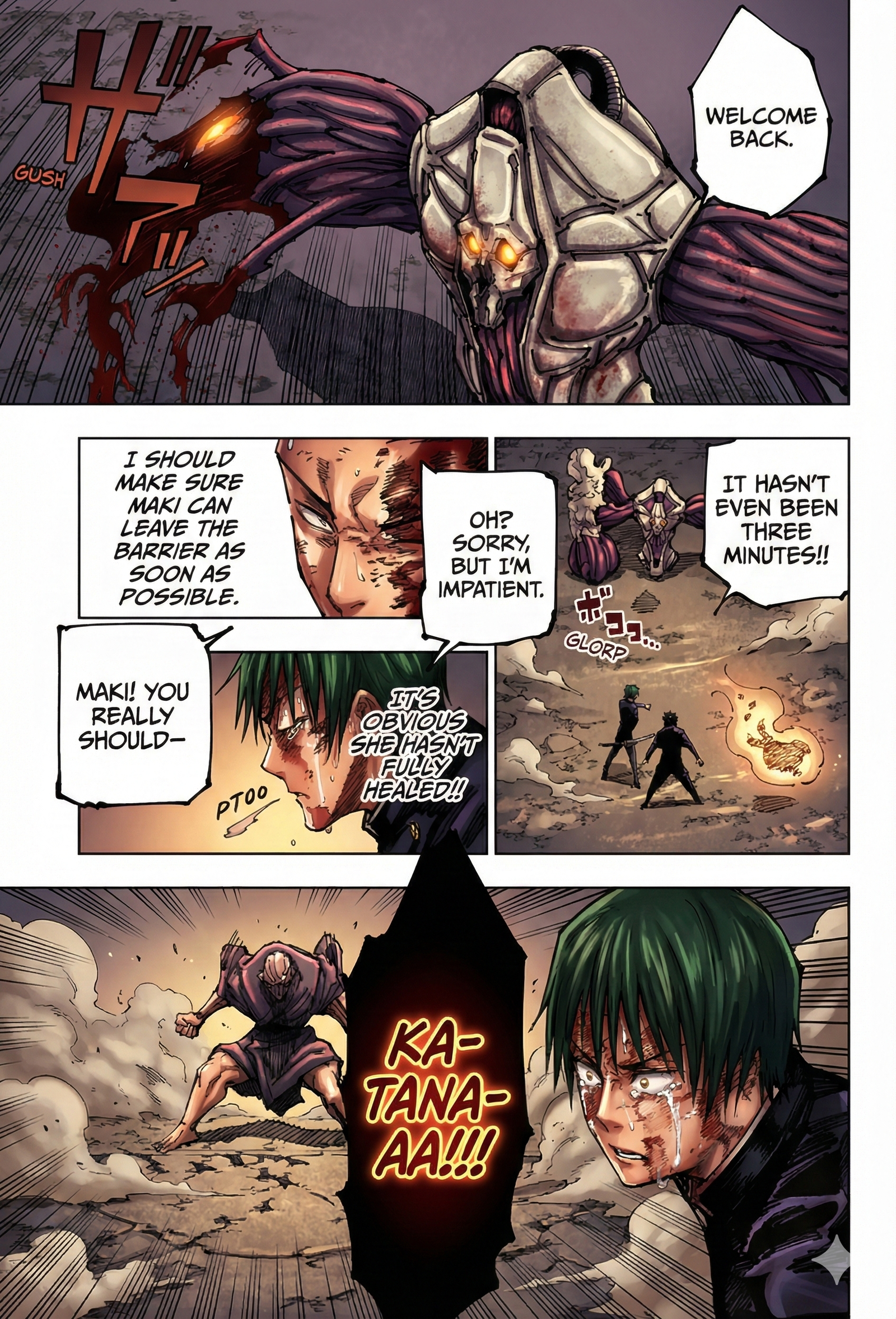 Jujutsu Kaisen Chapter 195 Page 9 - Colored Manga Panel