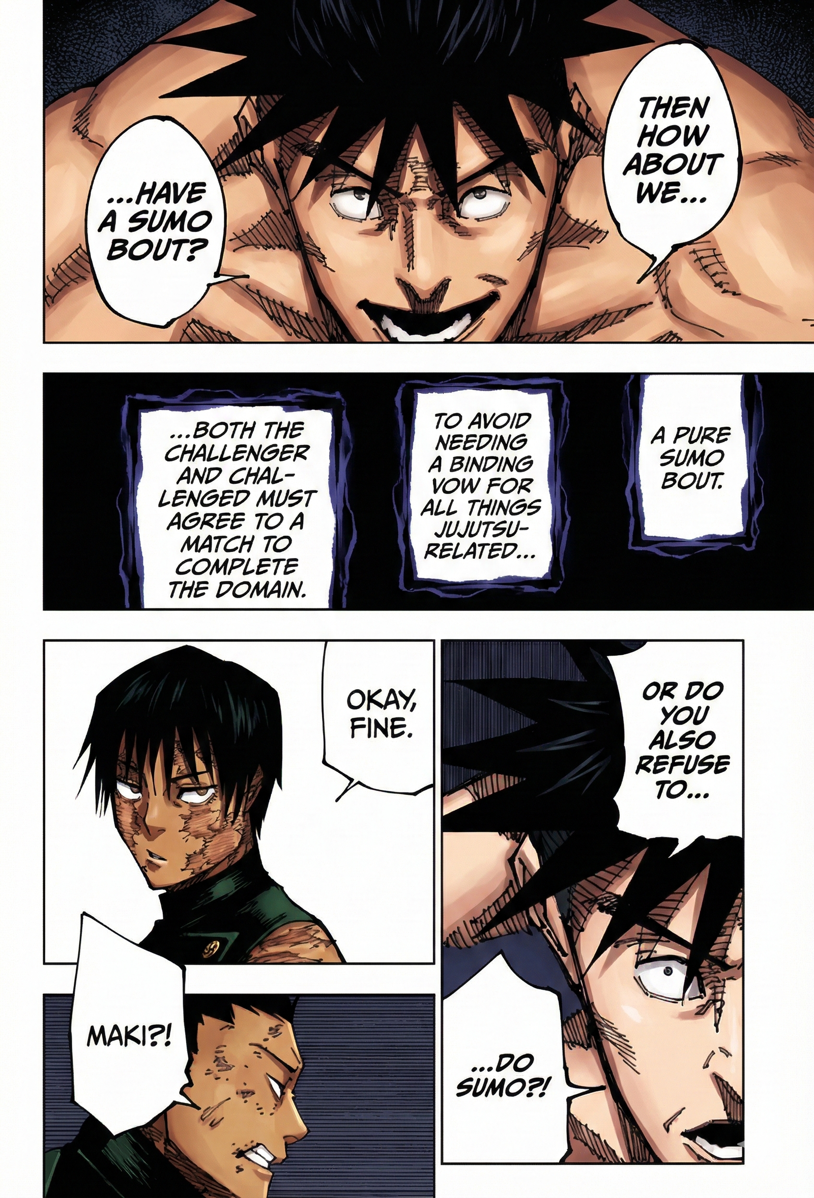 Jujutsu Kaisen Chapter 196 Page 2 - Colored Manga Panel