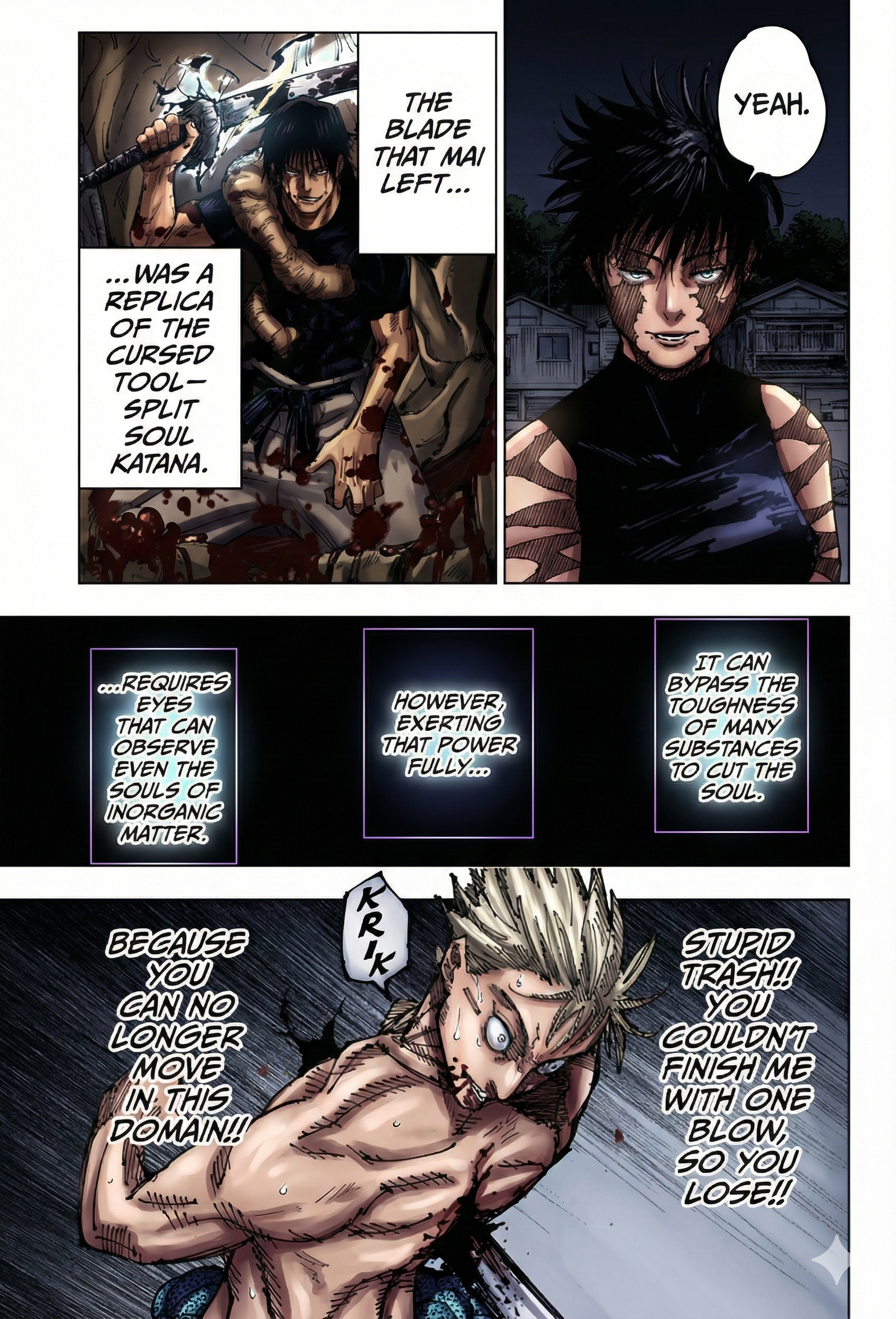 Jujutsu Kaisen Chapter 198 Page 12 - Colored Manga Panel