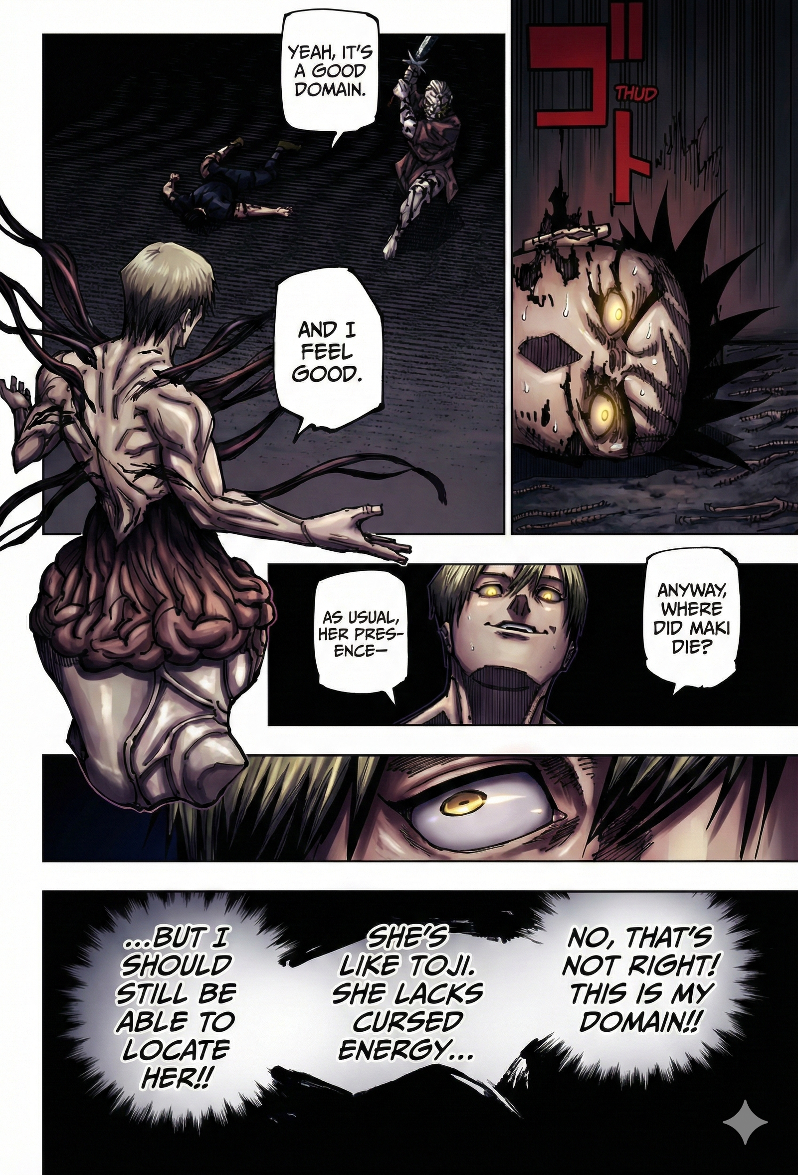 Jujutsu Kaisen Chapter 198 Page 14 - Colored Manga Panel