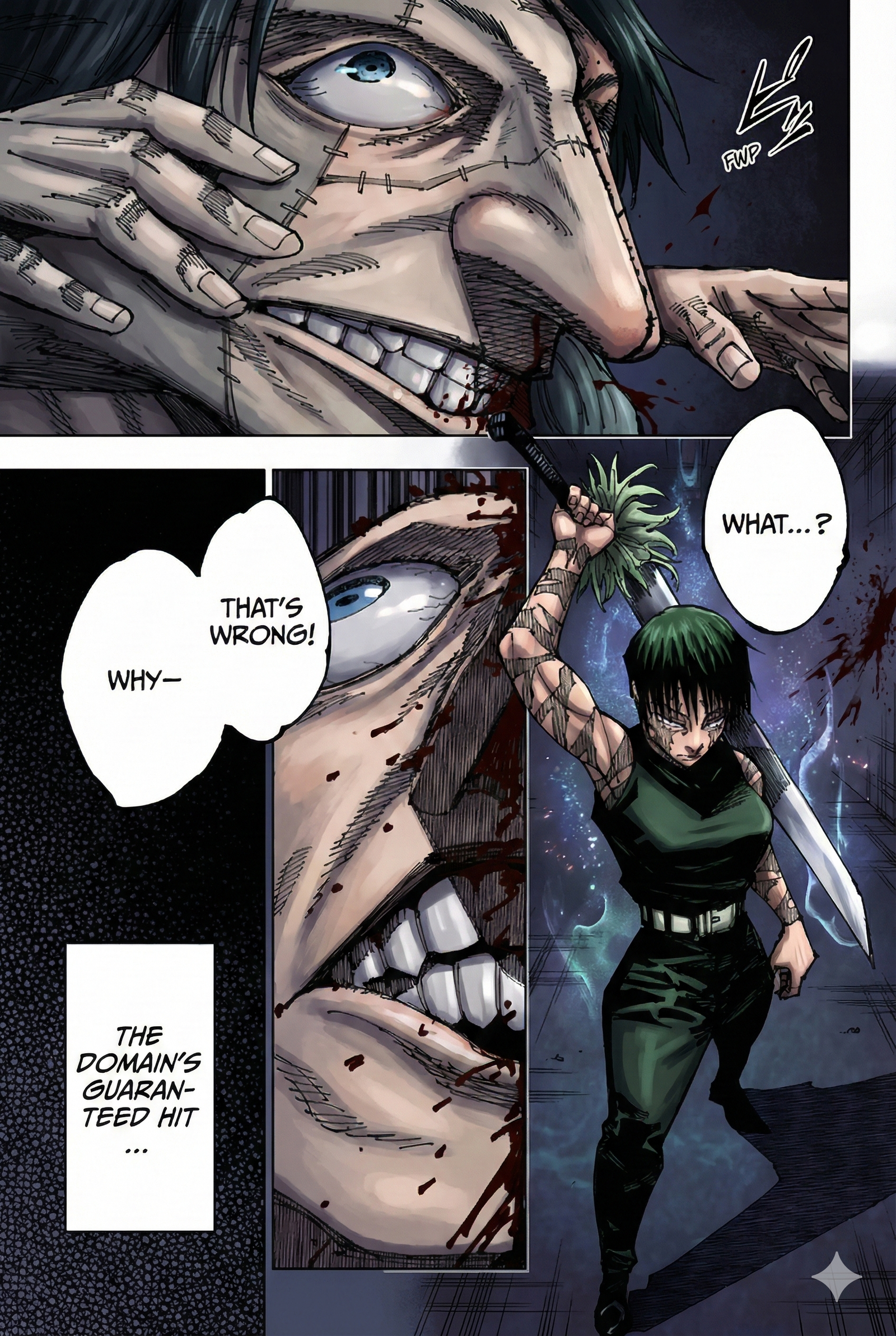 Jujutsu Kaisen Chapter 198 Page 15 - Colored Manga Panel