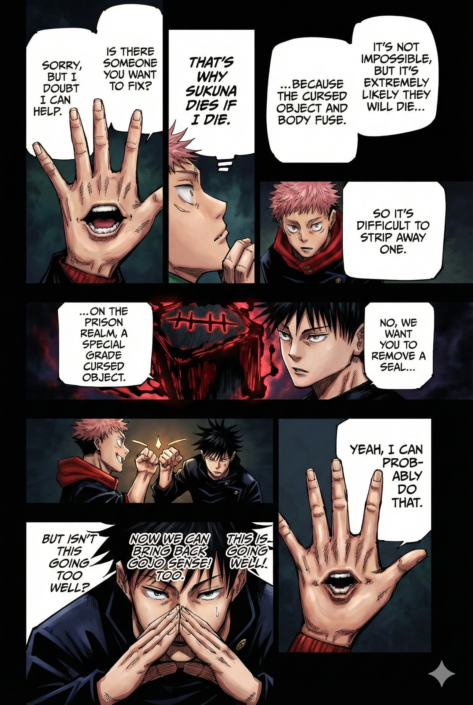 Jujutsu Kaisen Chapter 199 Page 17 - Colored Manga Panel