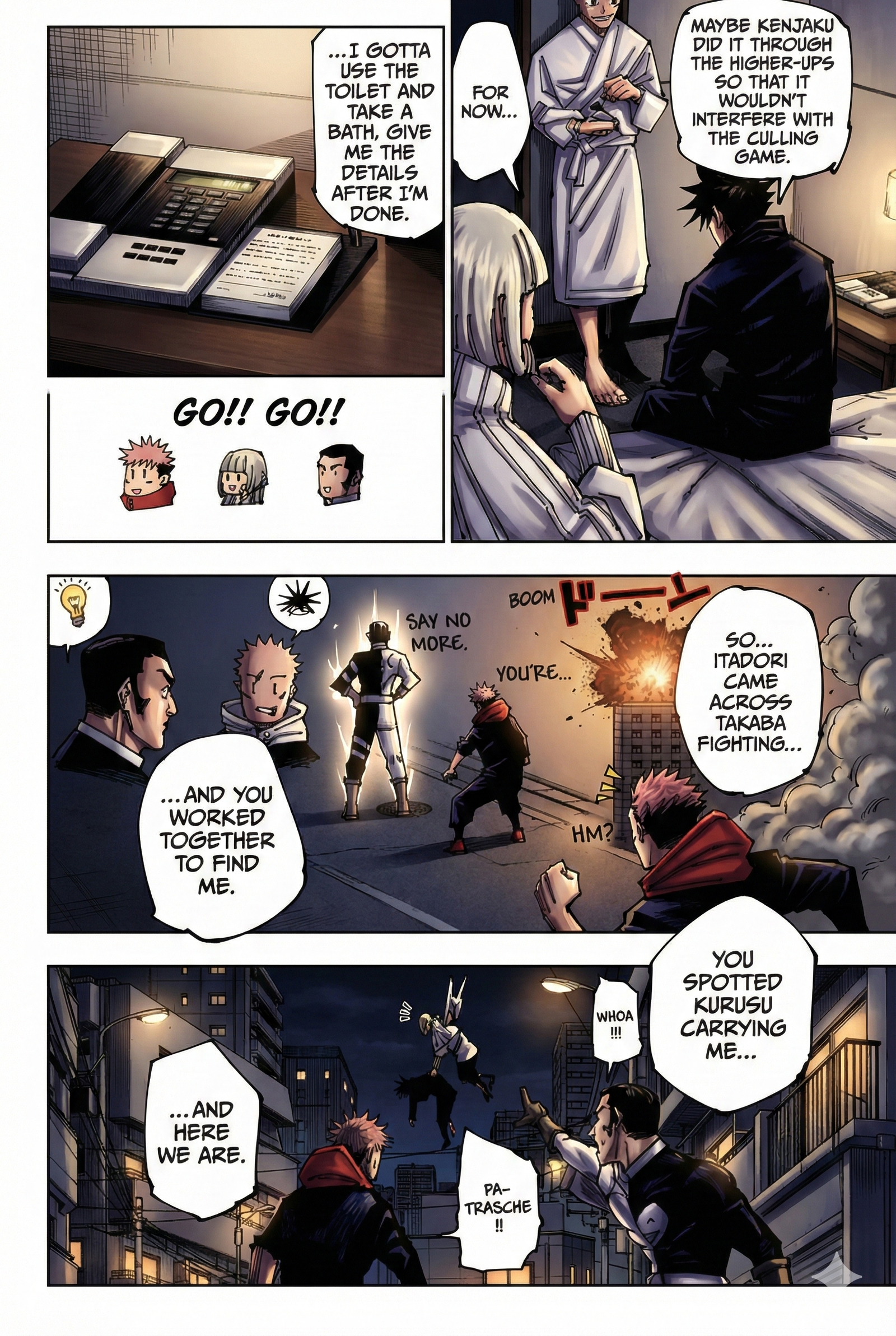 Jujutsu Kaisen Chapter 199 Page 7 - Colored Manga Panel