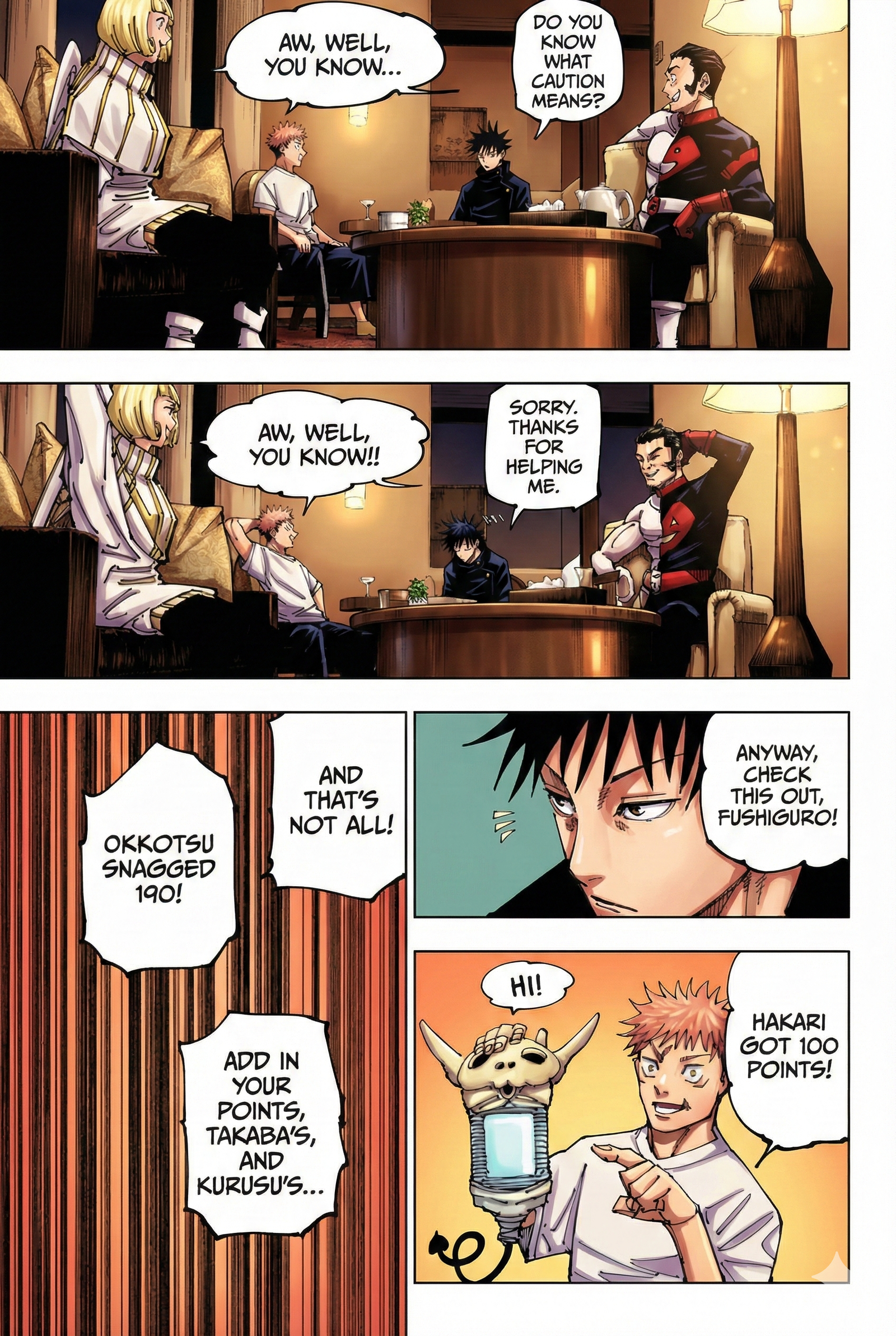 Jujutsu Kaisen Chapter 199 Page 8 - Colored Manga Panel
