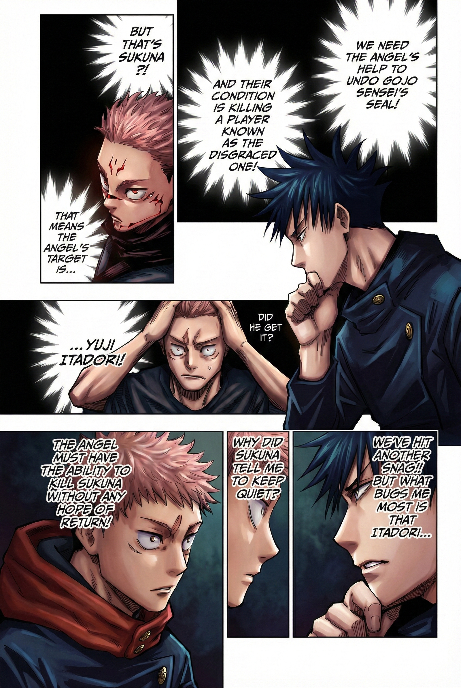 Jujutsu Kaisen Chapter 200 Page 5 - Colored Manga Panel