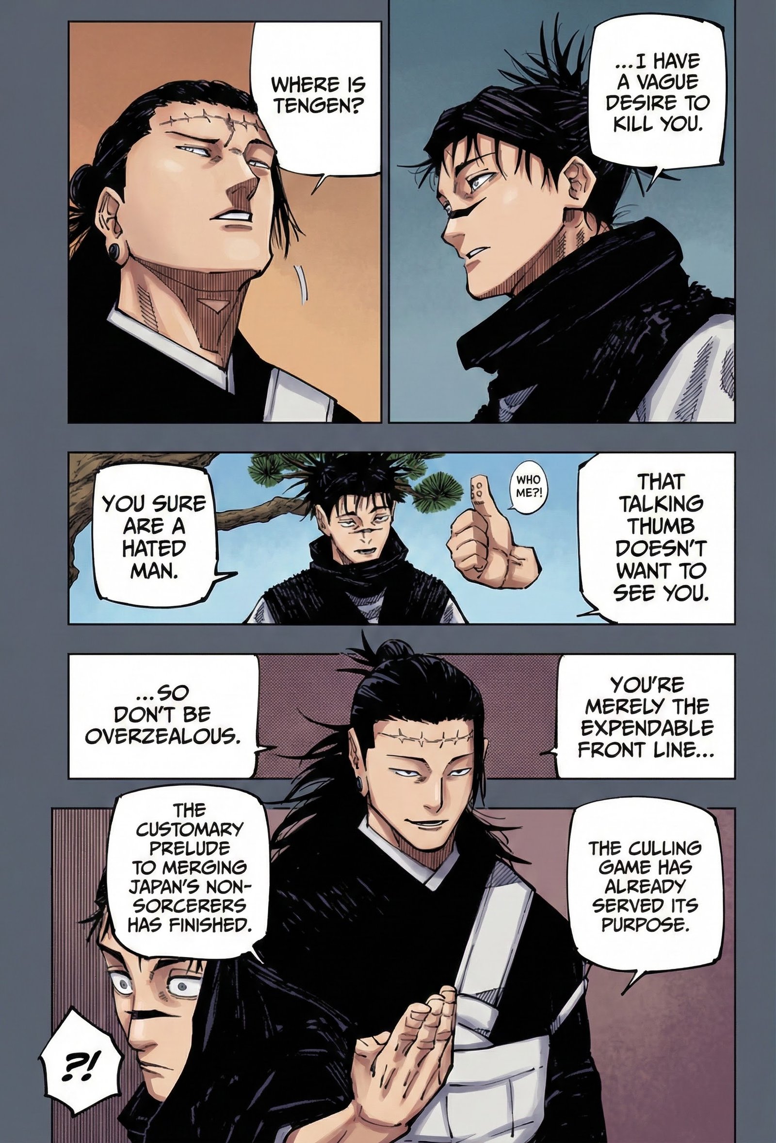 Jujutsu Kaisen Chapter 202 Page 12 - Colored Manga Panel