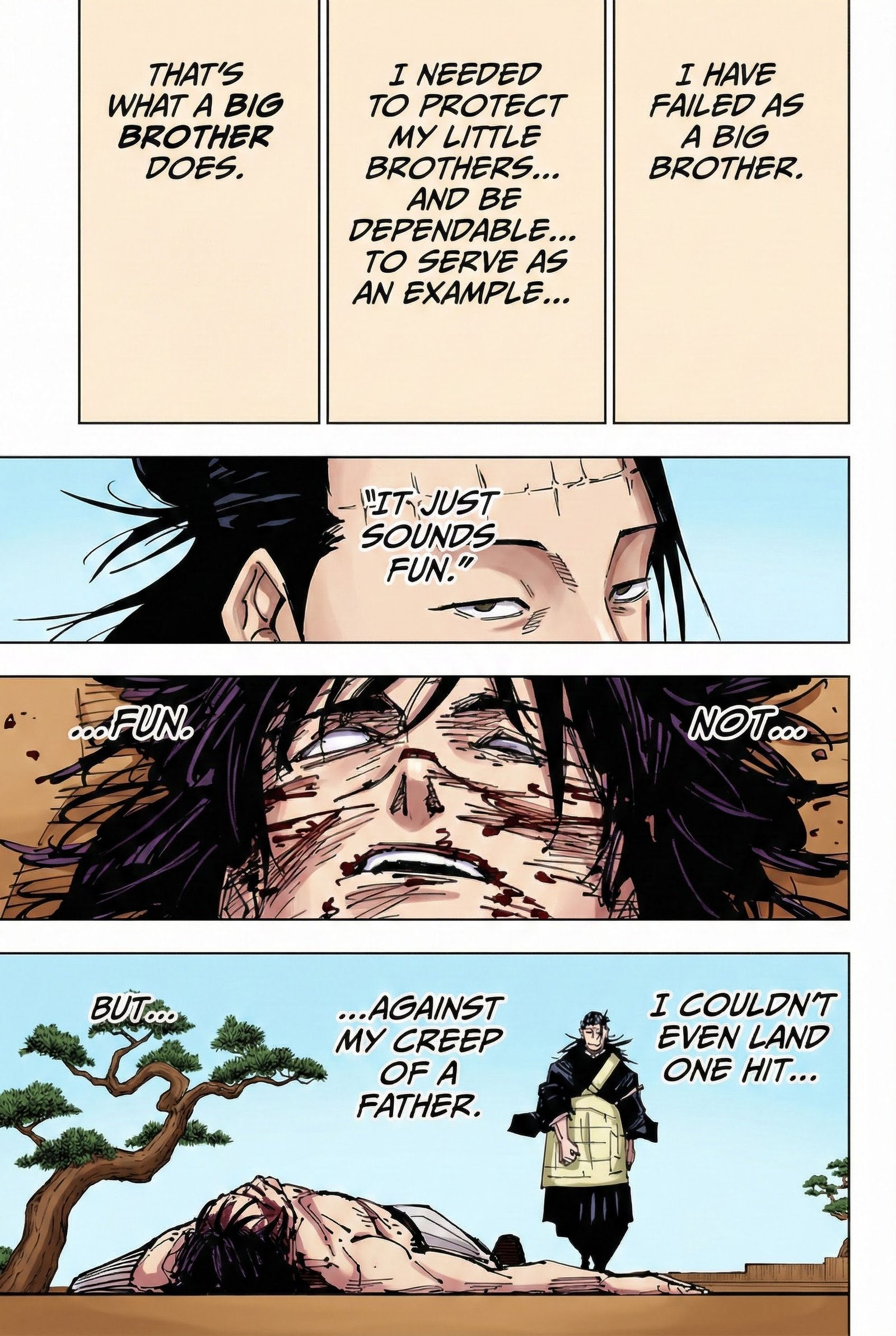 Jujutsu Kaisen Chapter 203 Page 14 - Colored Manga Panel
