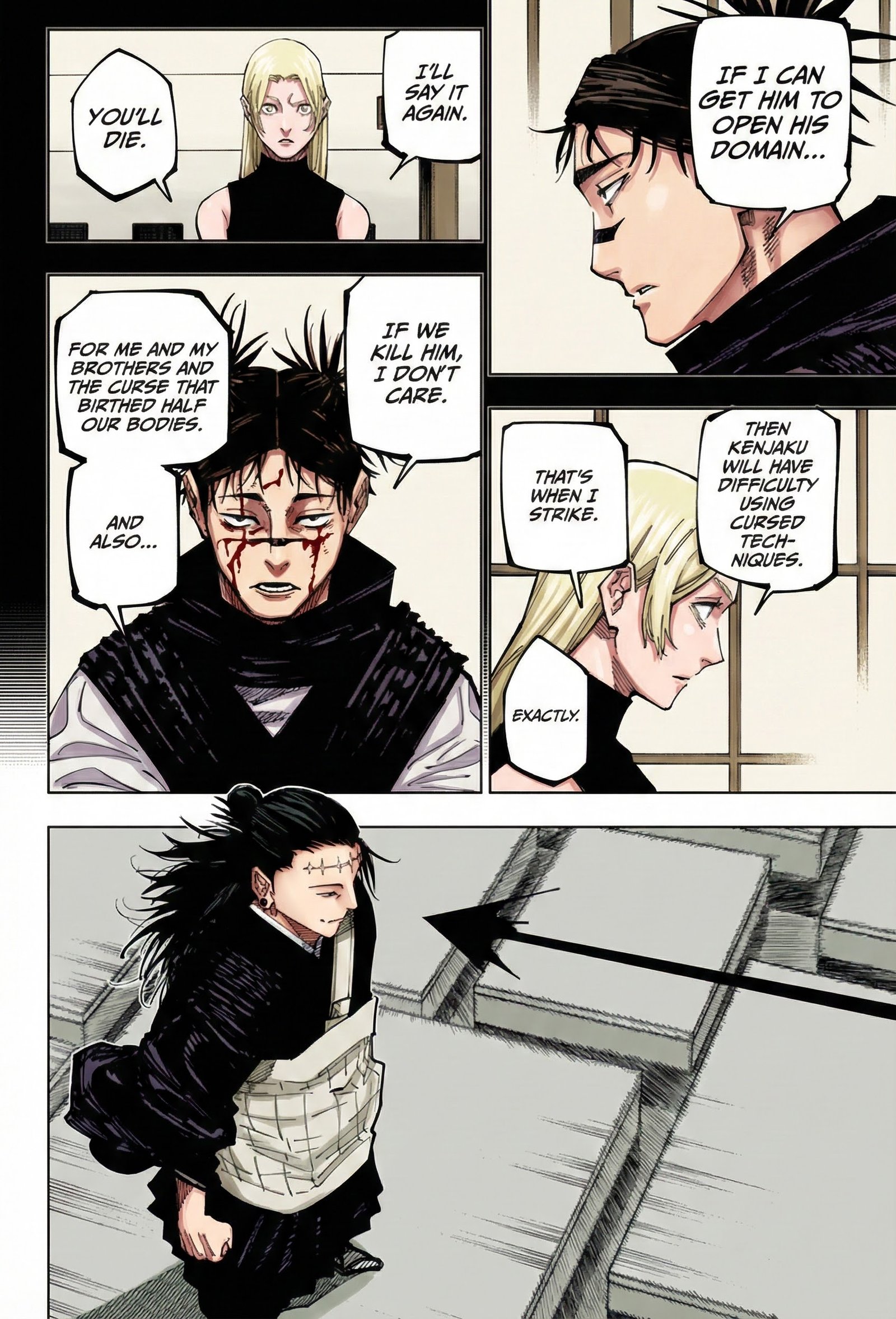 Jujutsu Kaisen Chapter 203 Page 2 - Colored Manga Panel