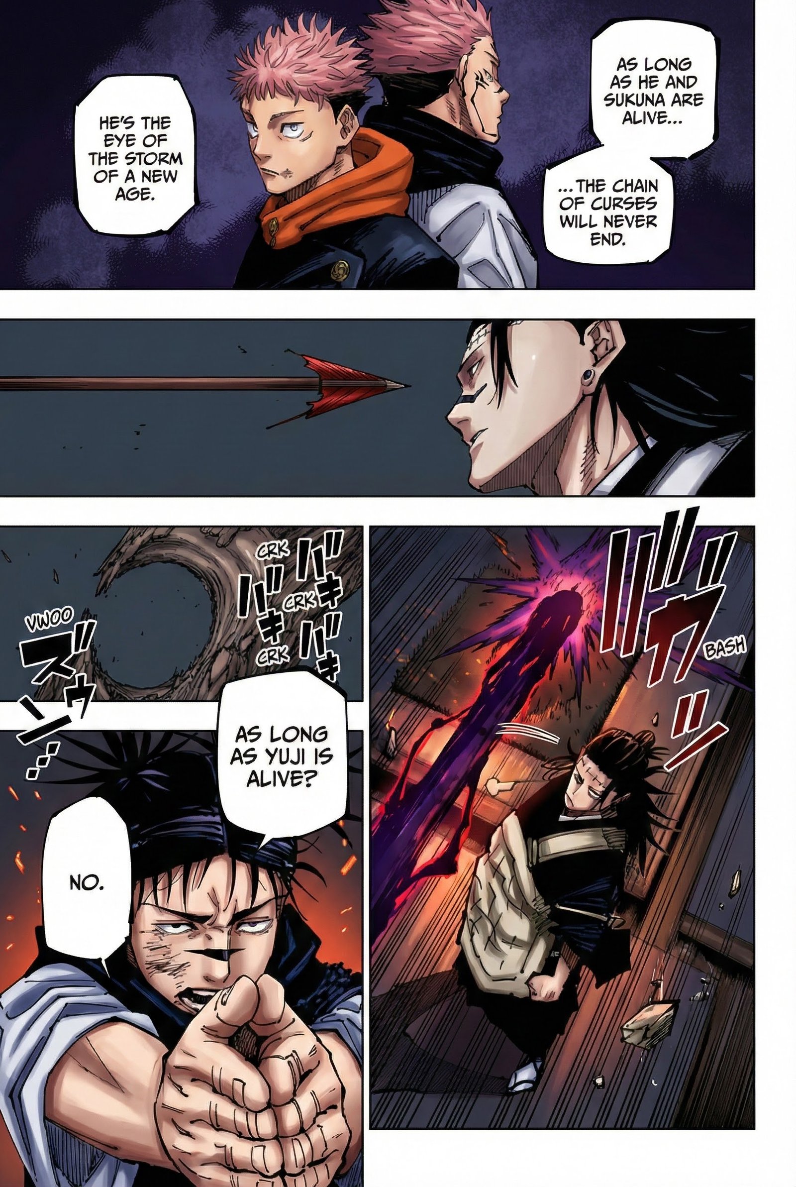 Jujutsu Kaisen Chapter 203 Page 8 - Colored Manga Panel