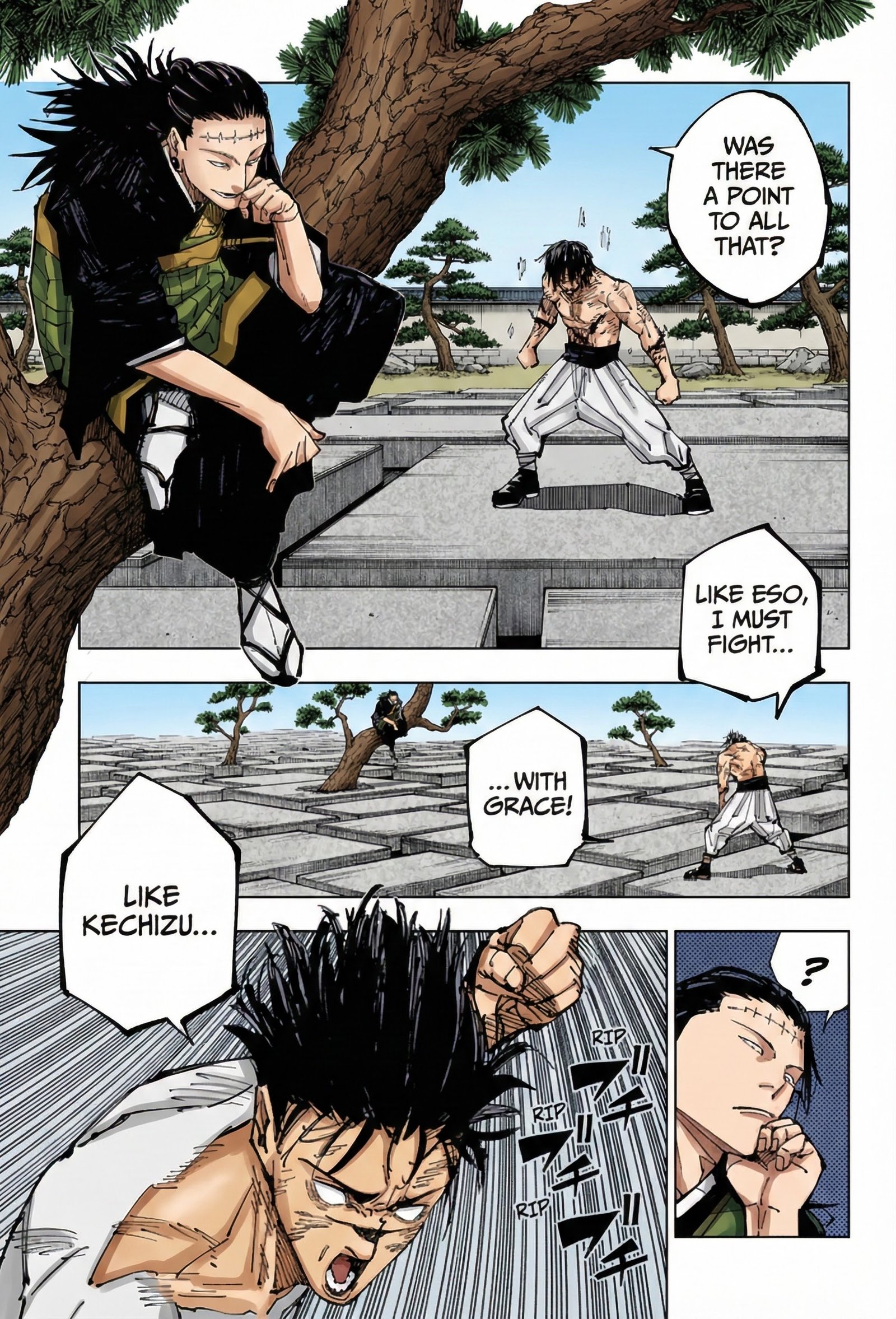 Jujutsu Kaisen Chapter 204 Page 10 - Colored Manga Panel