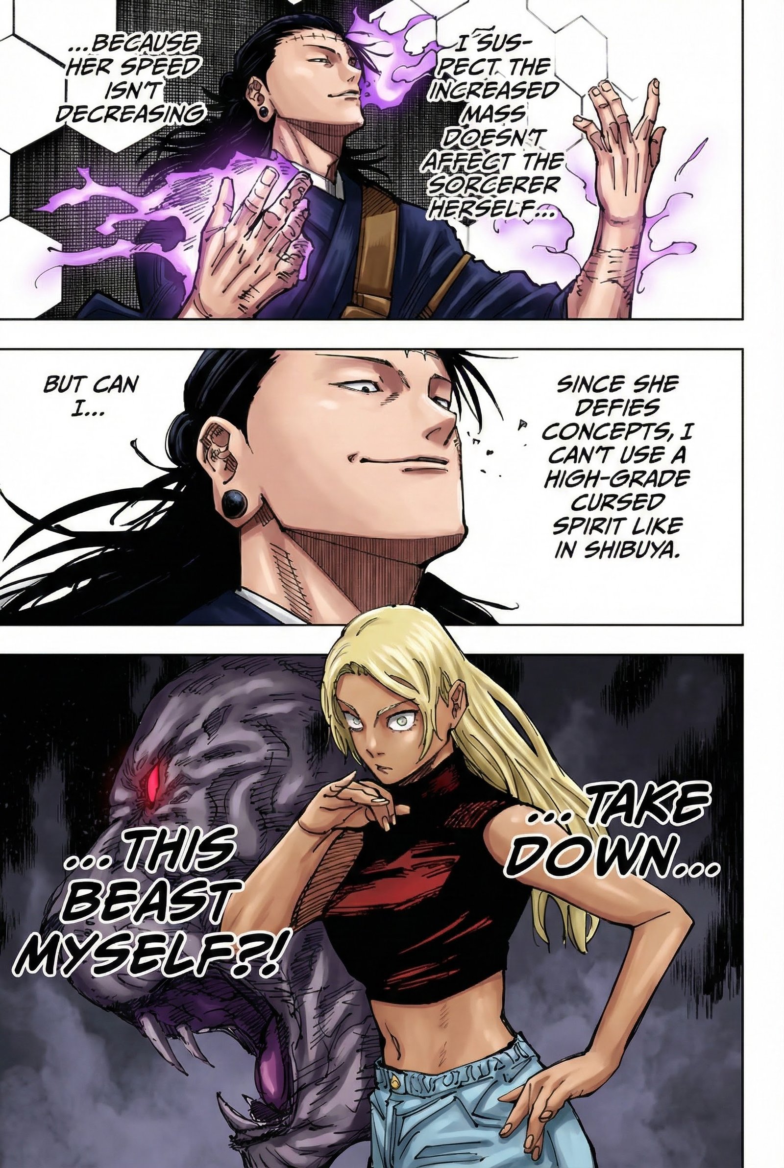 Jujutsu Kaisen Chapter 205 Page 14 - Colored Manga Panel