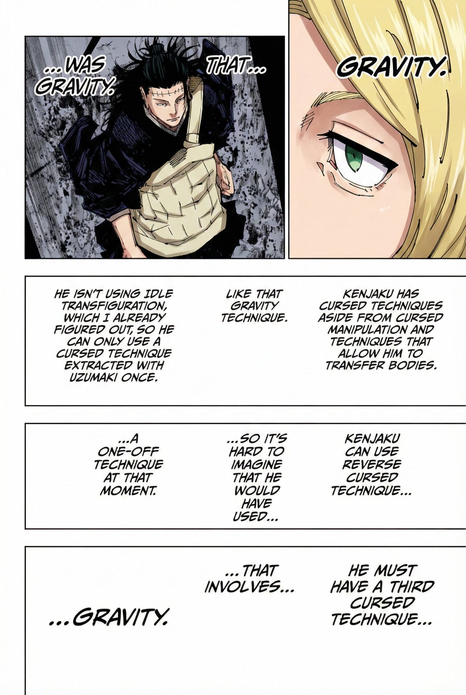 Jujutsu Kaisen Chapter 205 Page 15 - Colored Manga Panel