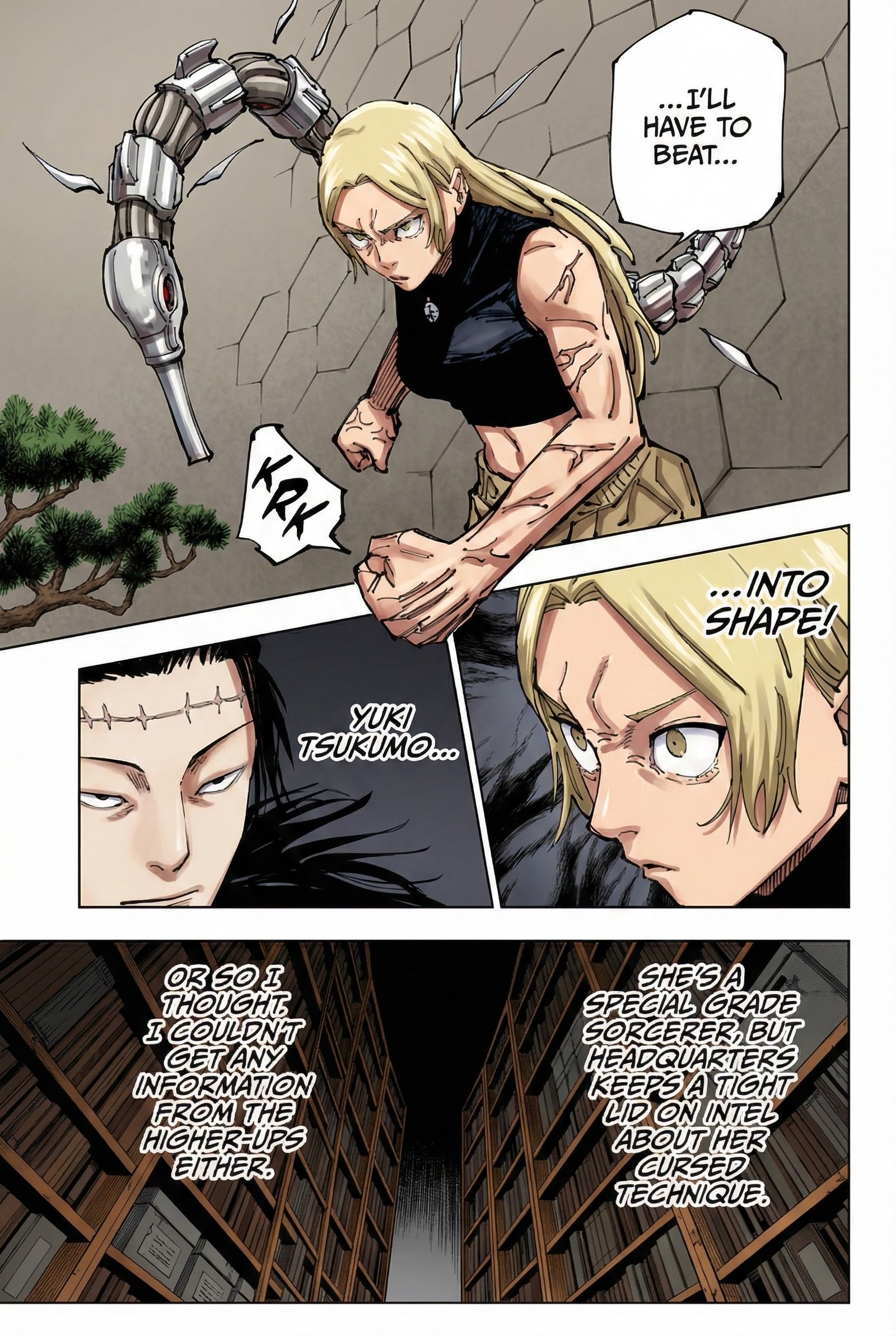 Jujutsu Kaisen Chapter 205 Page 3 - Colored Manga Panel