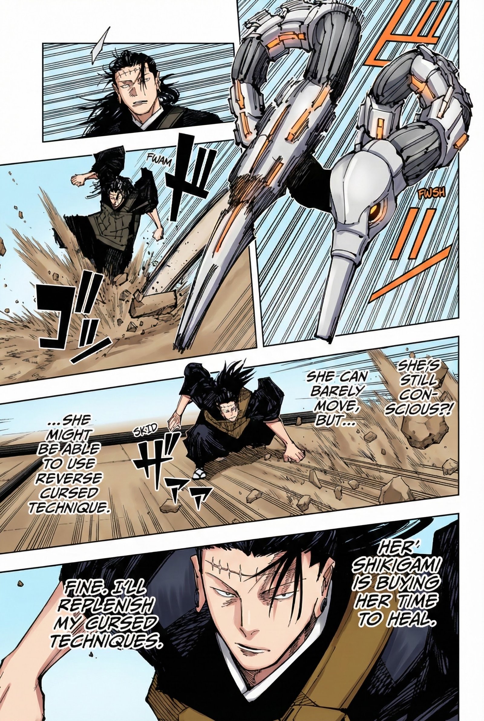 Jujutsu Kaisen Chapter 206 Page 14 - Colored Manga Panel