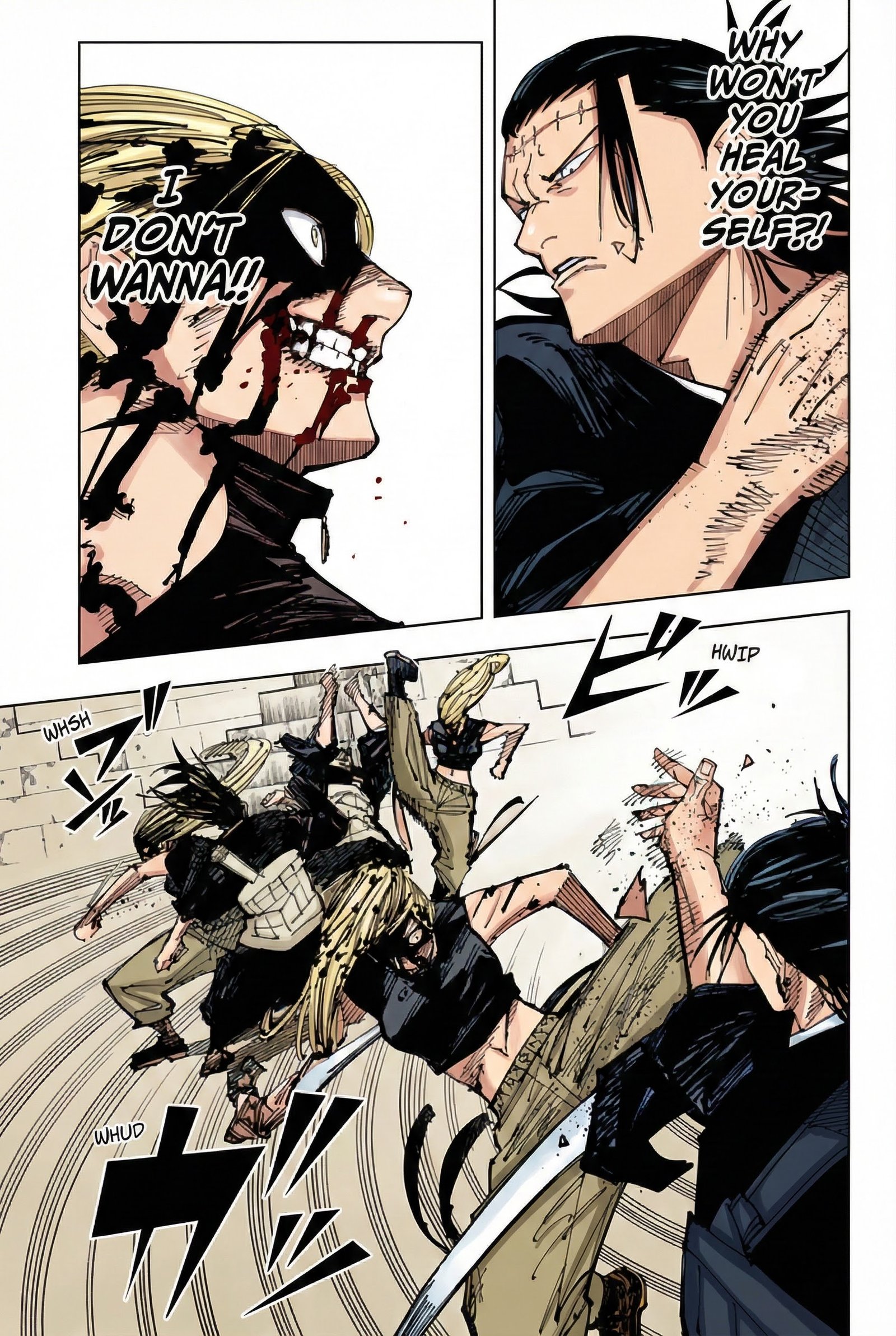 Jujutsu Kaisen Chapter 206 Page 16 - Colored Manga Panel