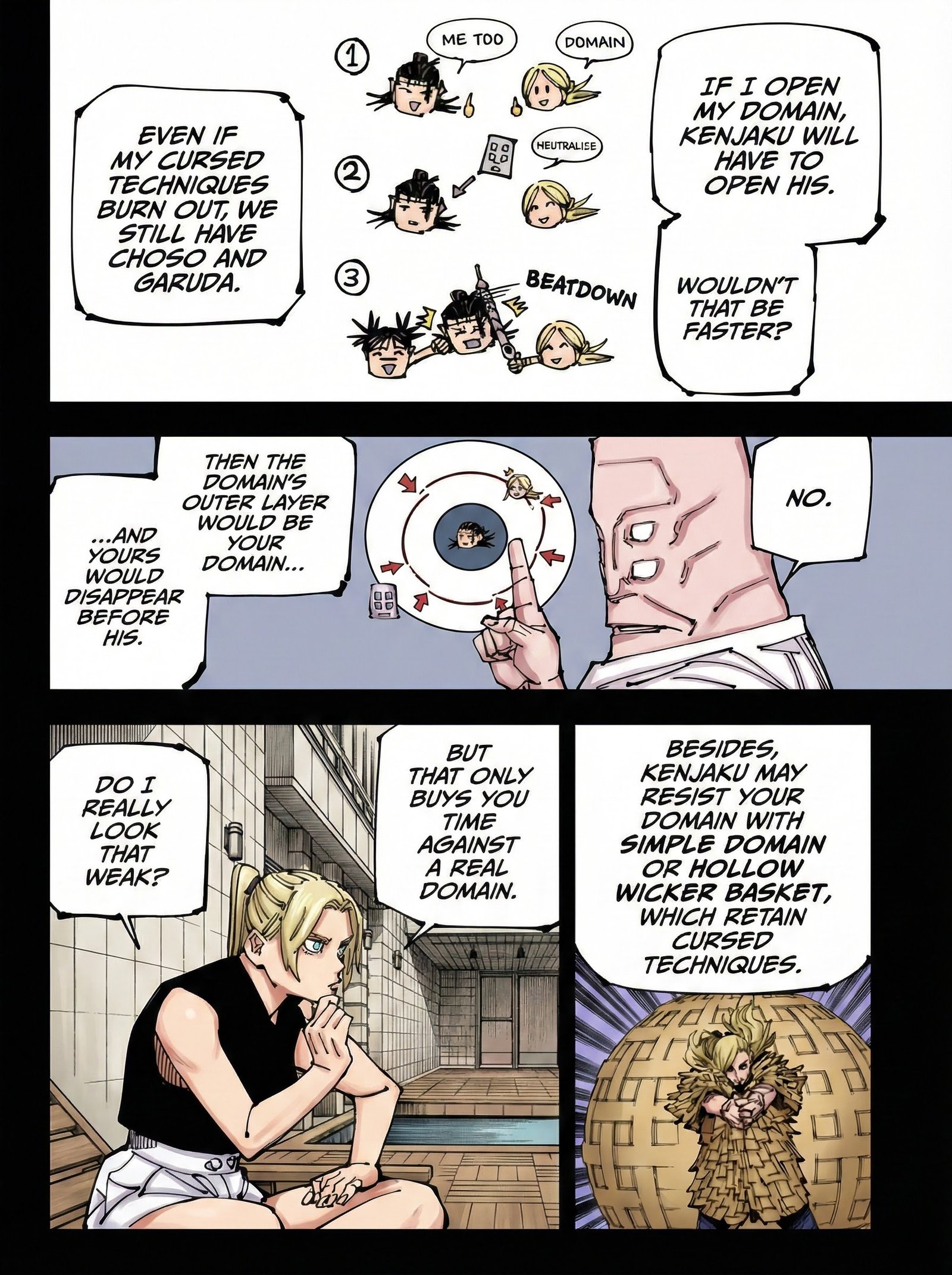 Jujutsu Kaisen Chapter 206 Page 4 - Colored Manga Panel