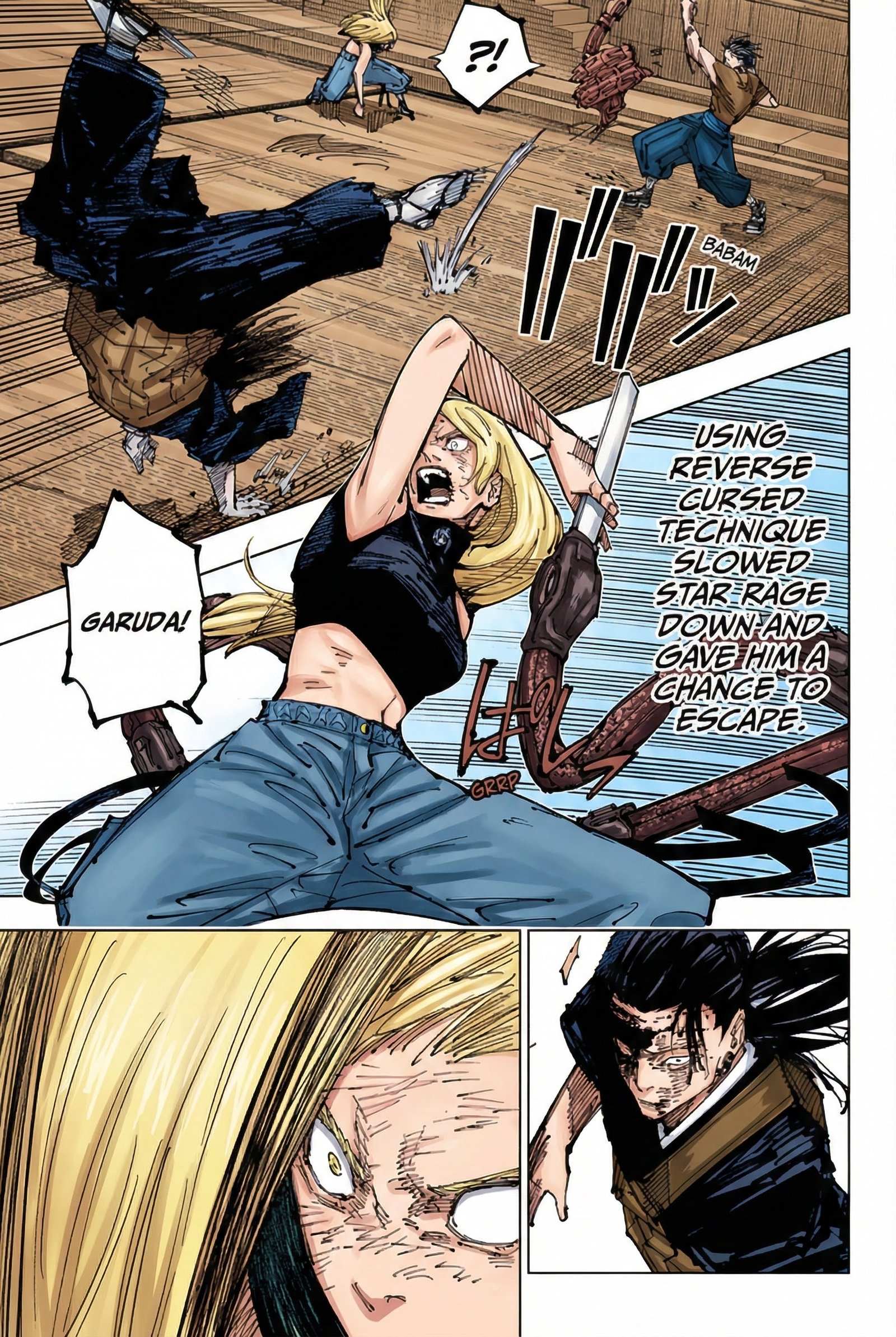 Jujutsu Kaisen Chapter 207 Page 9 - Colored Manga Panel