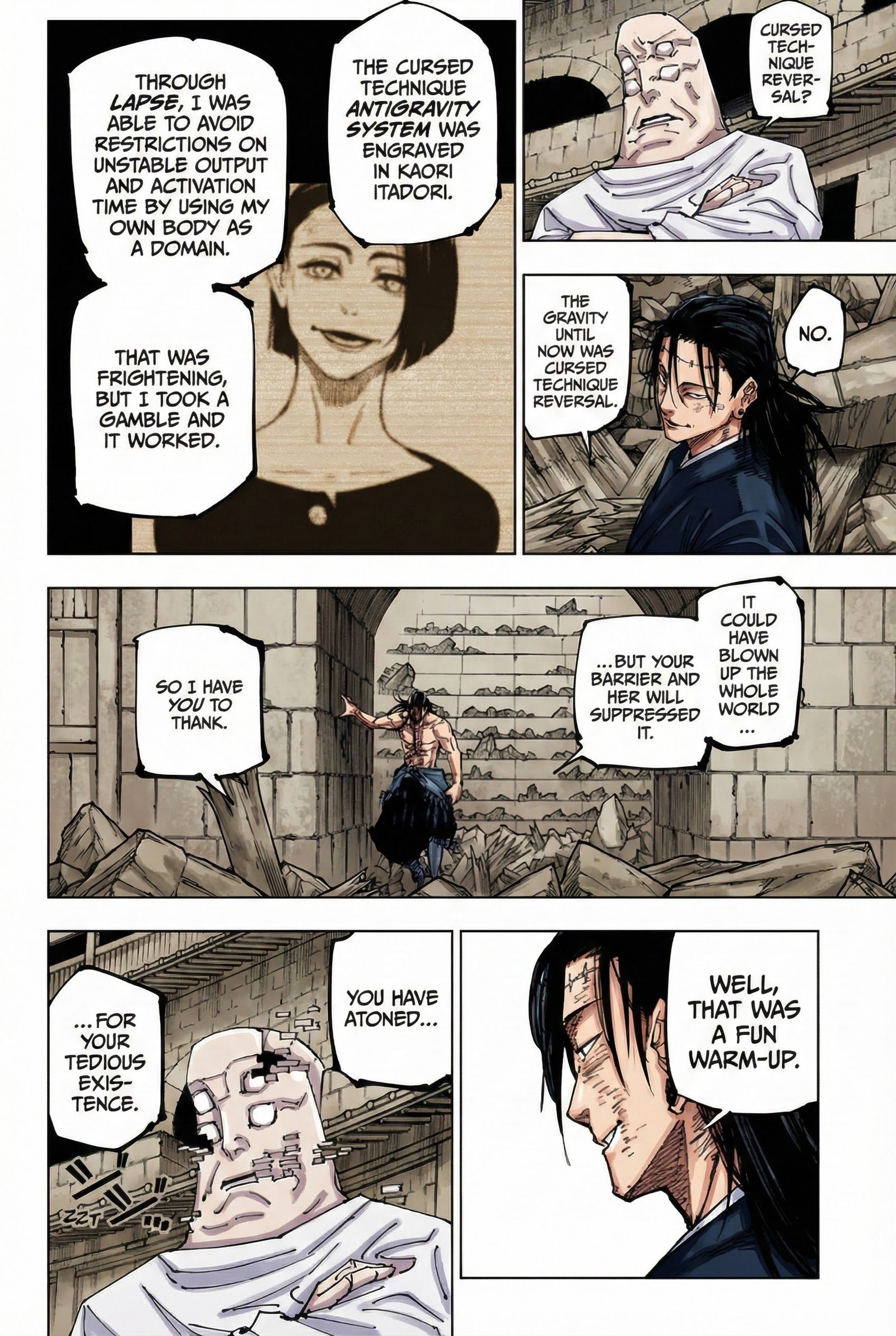 Jujutsu Kaisen Chapter 208 Page 18 - Colored Manga Panel