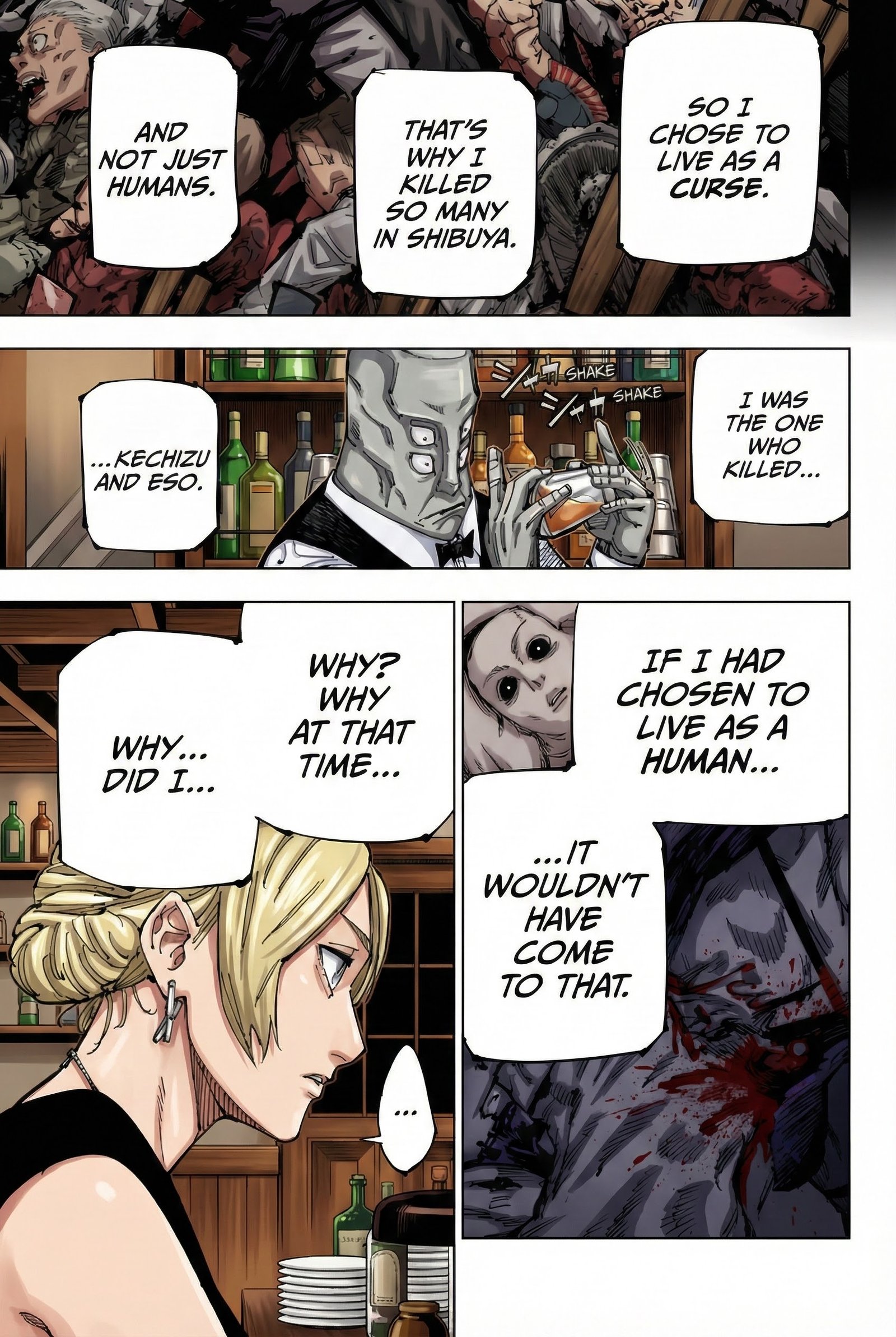 Jujutsu Kaisen Chapter 208 Page 3 - Colored Manga Panel
