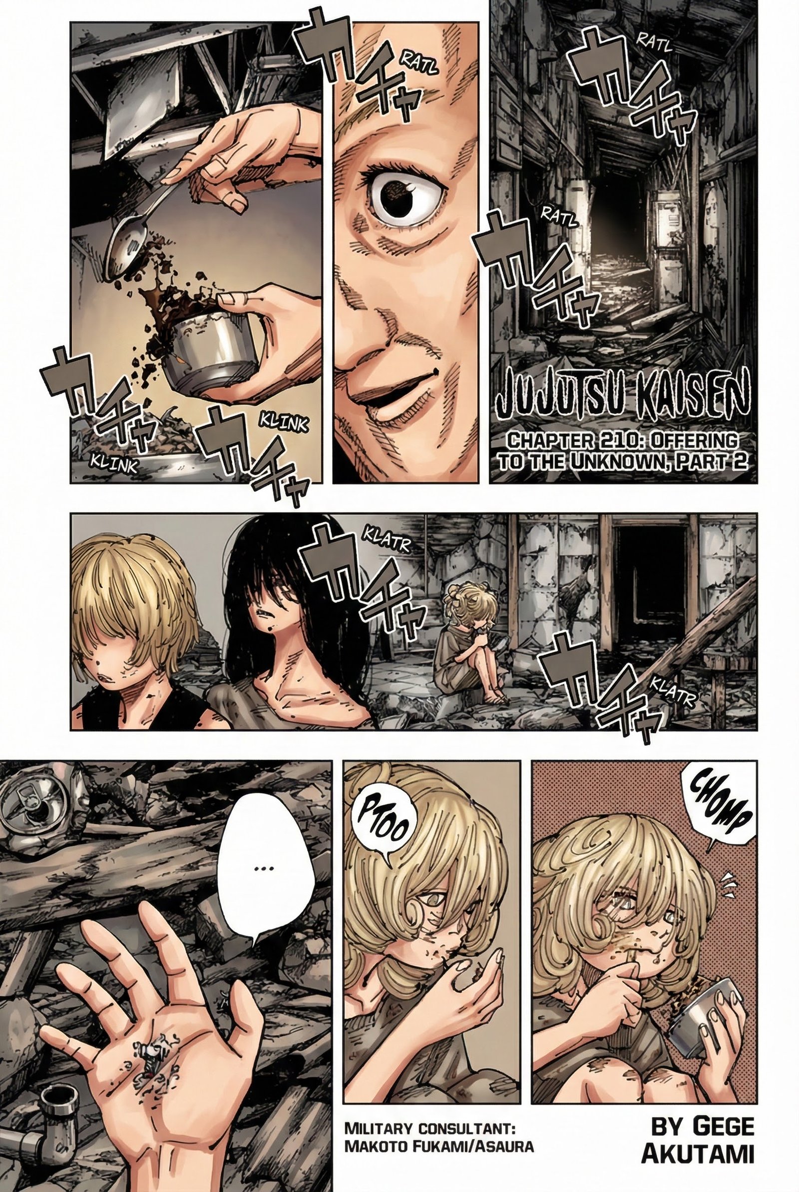 Jujutsu Kaisen Chapter 210 Page 1 - Colored Manga Panel