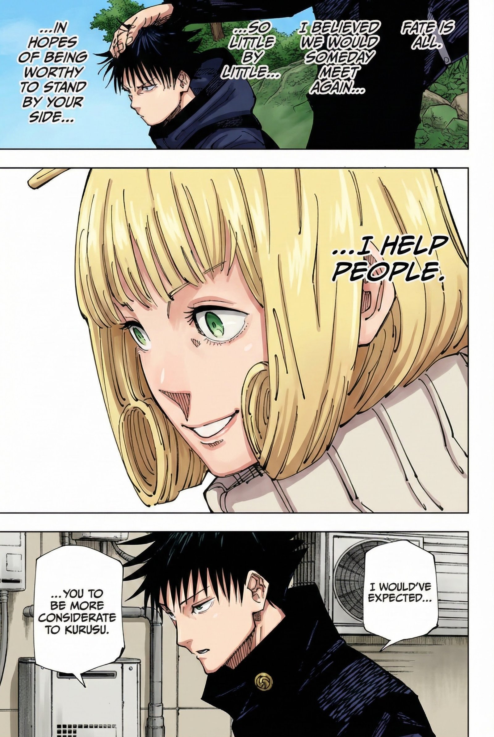 Jujutsu Kaisen Chapter 210 Page 17 - Colored Manga Panel