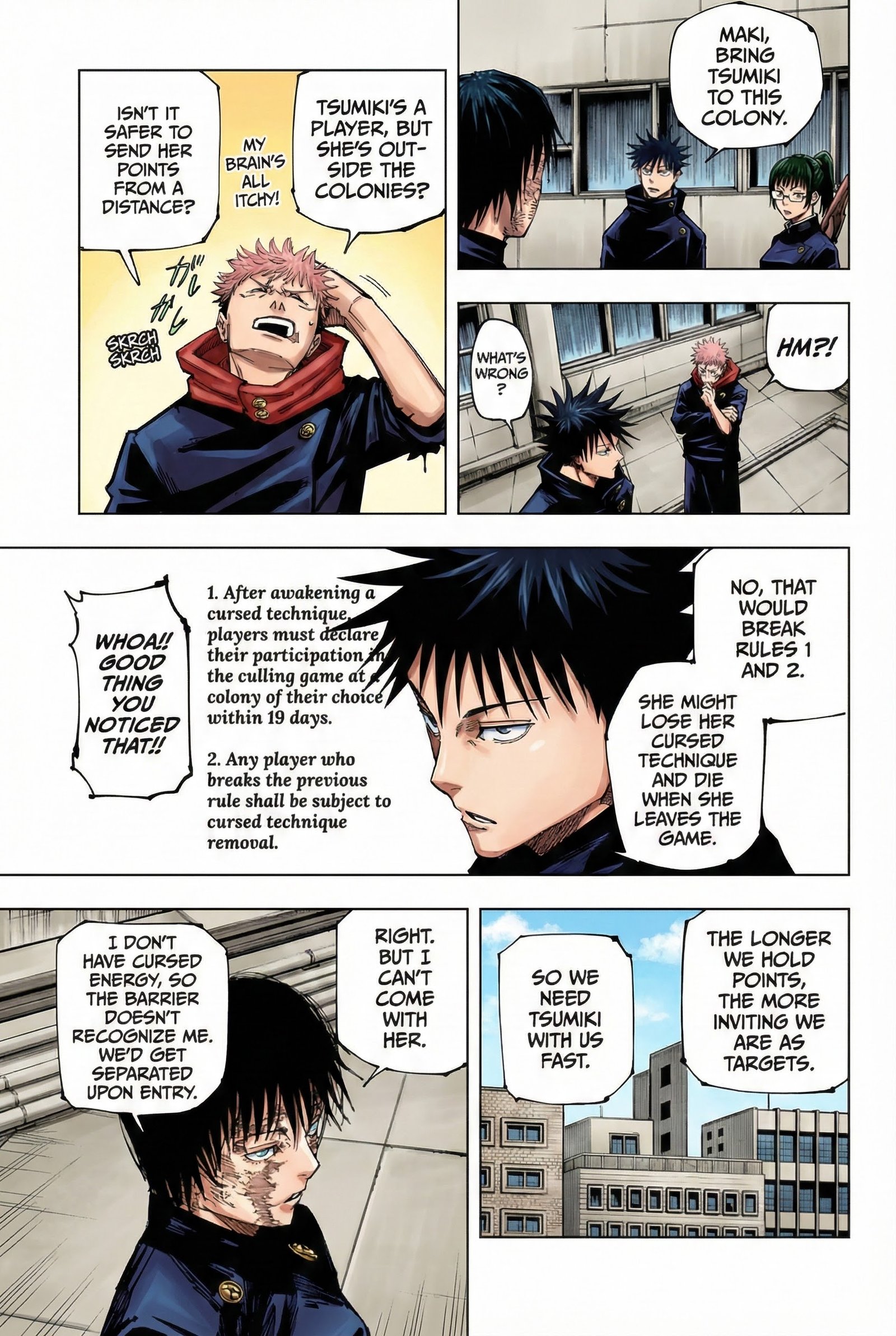 Jujutsu Kaisen Chapter 211 Page 13 - Colored Manga Panel