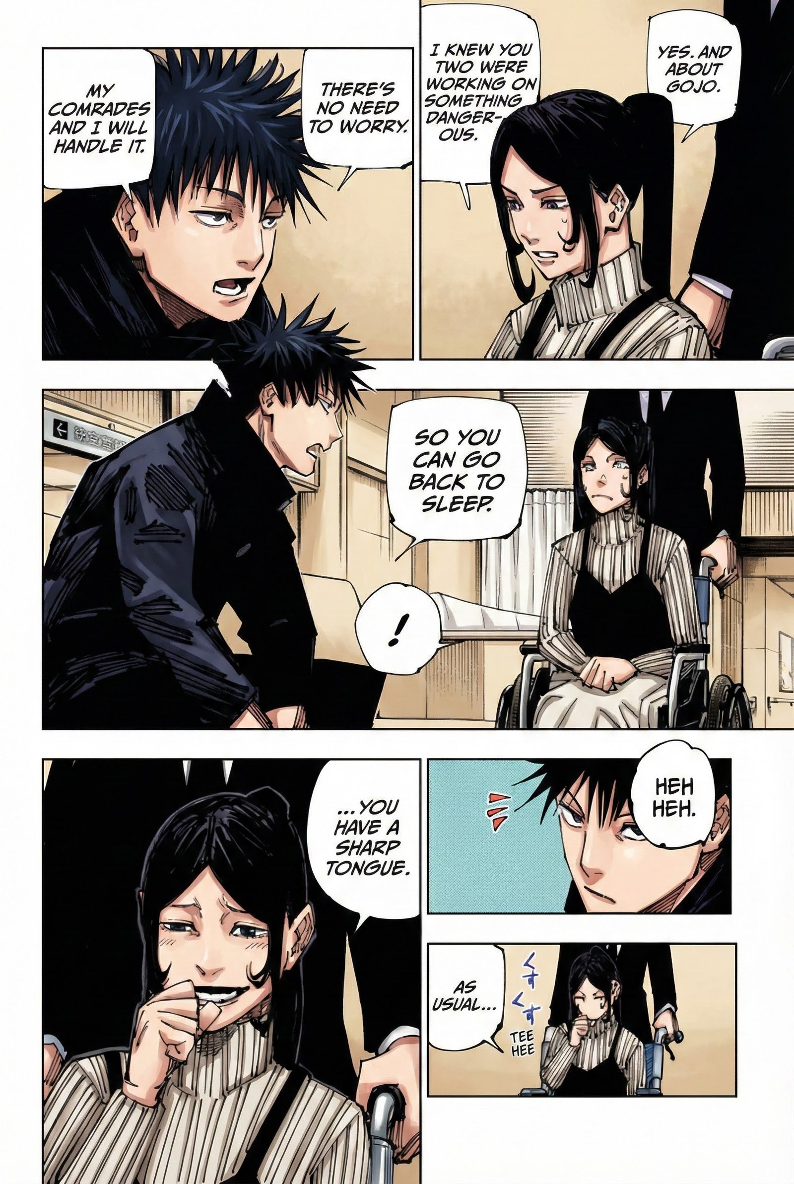 Jujutsu Kaisen Chapter 212 Page 2 - Colored Manga Panel