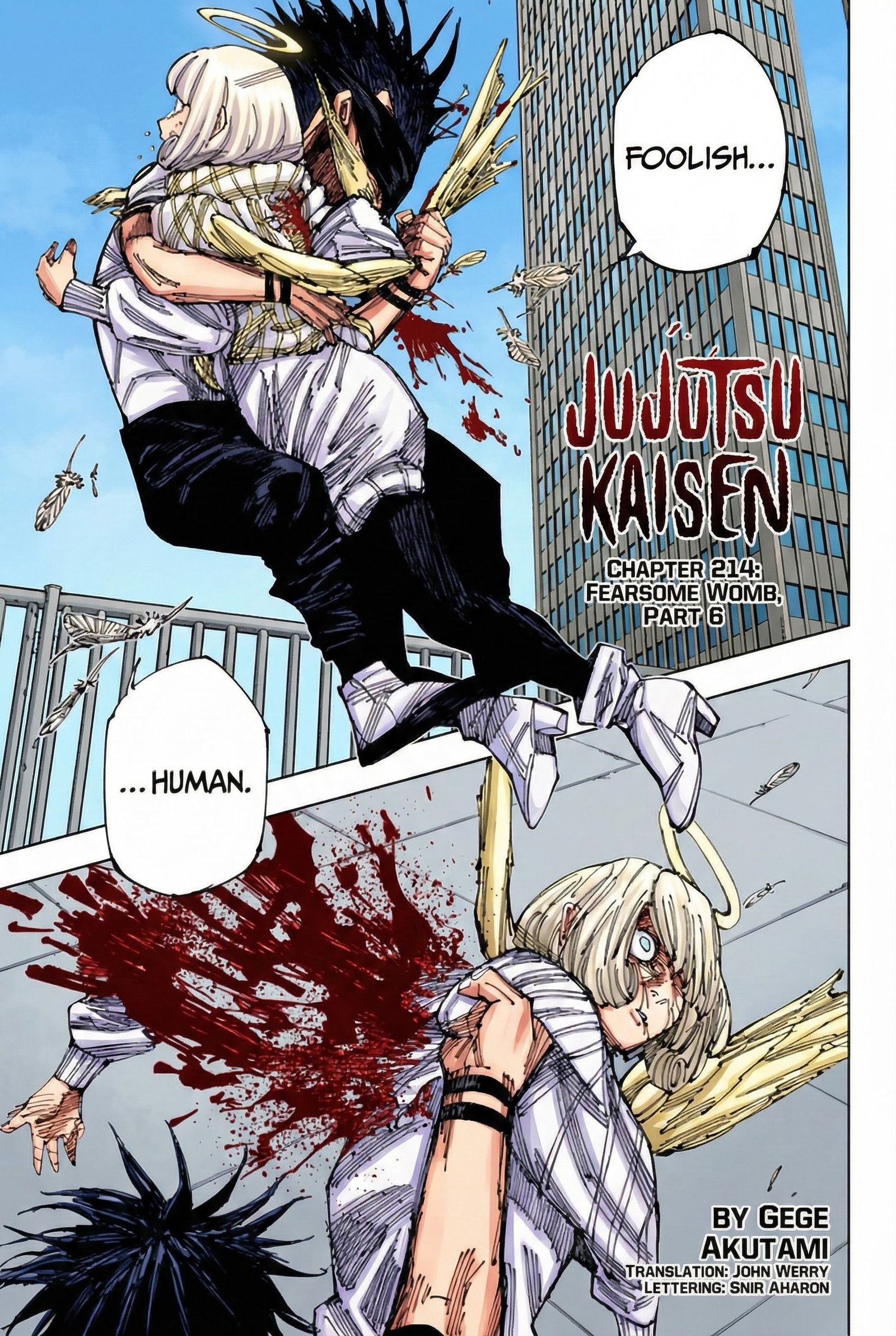 Jujutsu Kaisen Chapter 214 Page 1 - Colored Manga Panel