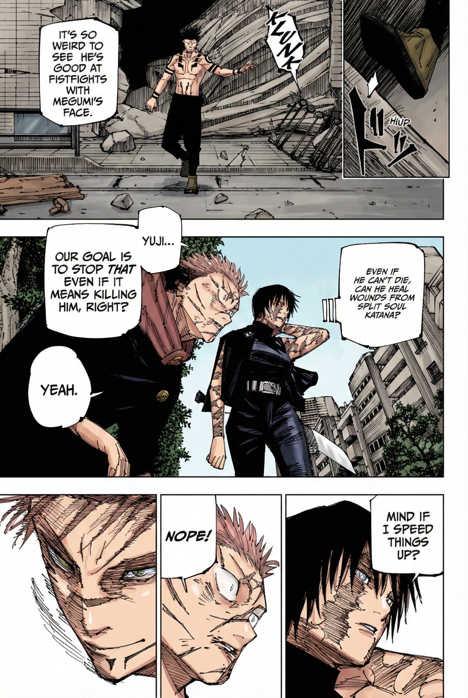 Jujutsu Kaisen Chapter 215 Page 10 - Colored Manga Panel