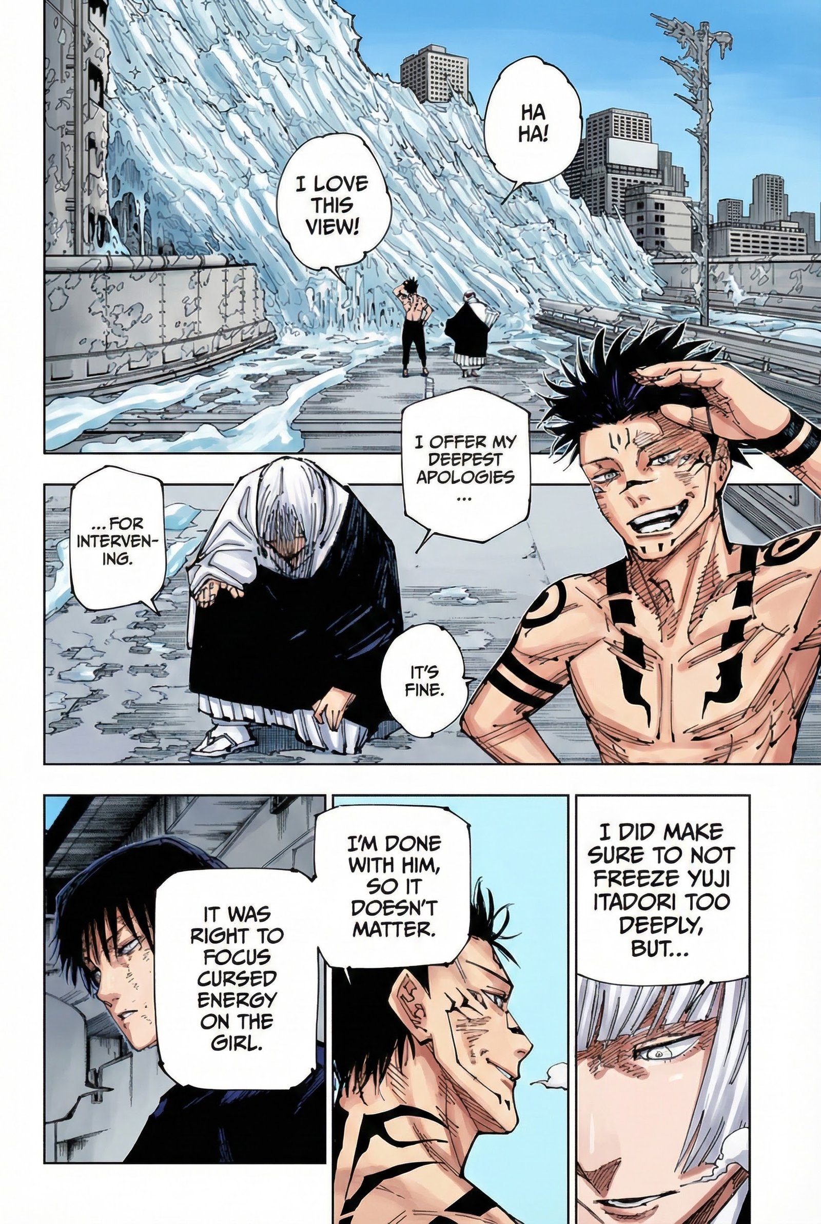 Jujutsu Kaisen Chapter 215 Page 16 - Colored Manga Panel