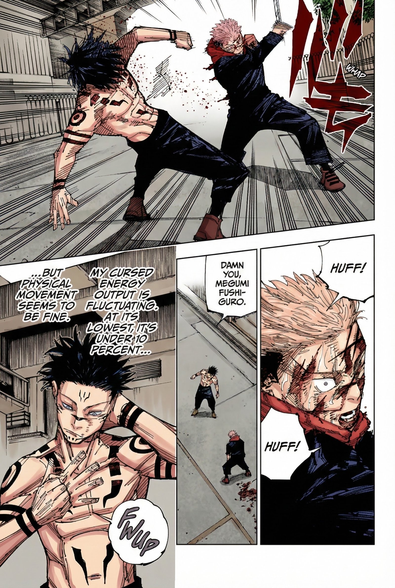 Jujutsu Kaisen Chapter 215 Page 2 - Colored Manga Panel