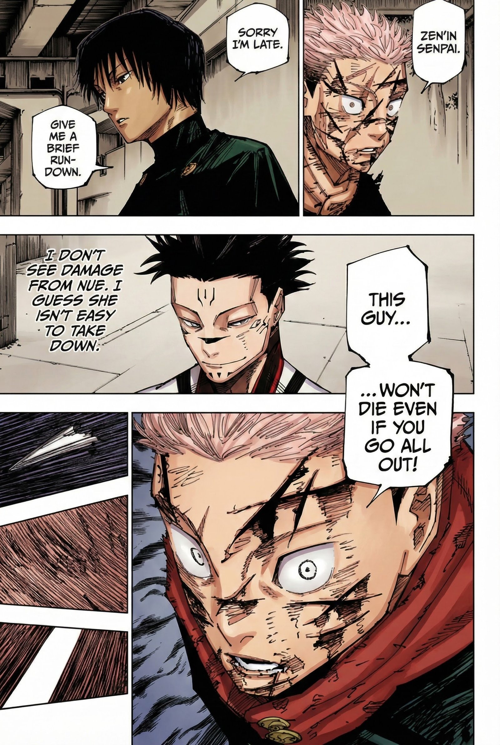 Jujutsu Kaisen Chapter 215 Page 4 - Colored Manga Panel