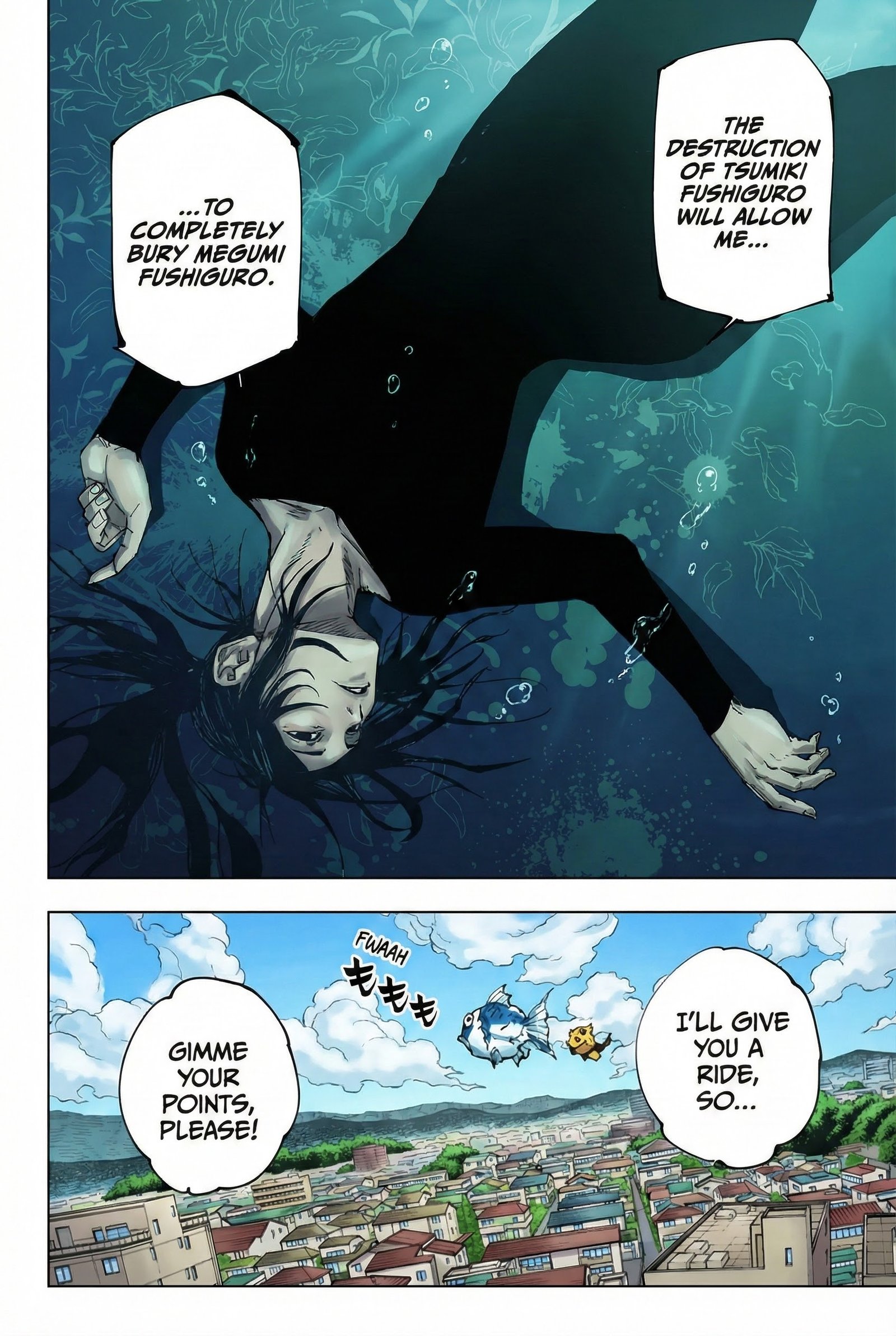 Jujutsu Kaisen Chapter 216 Page 11 - Colored Manga Panel