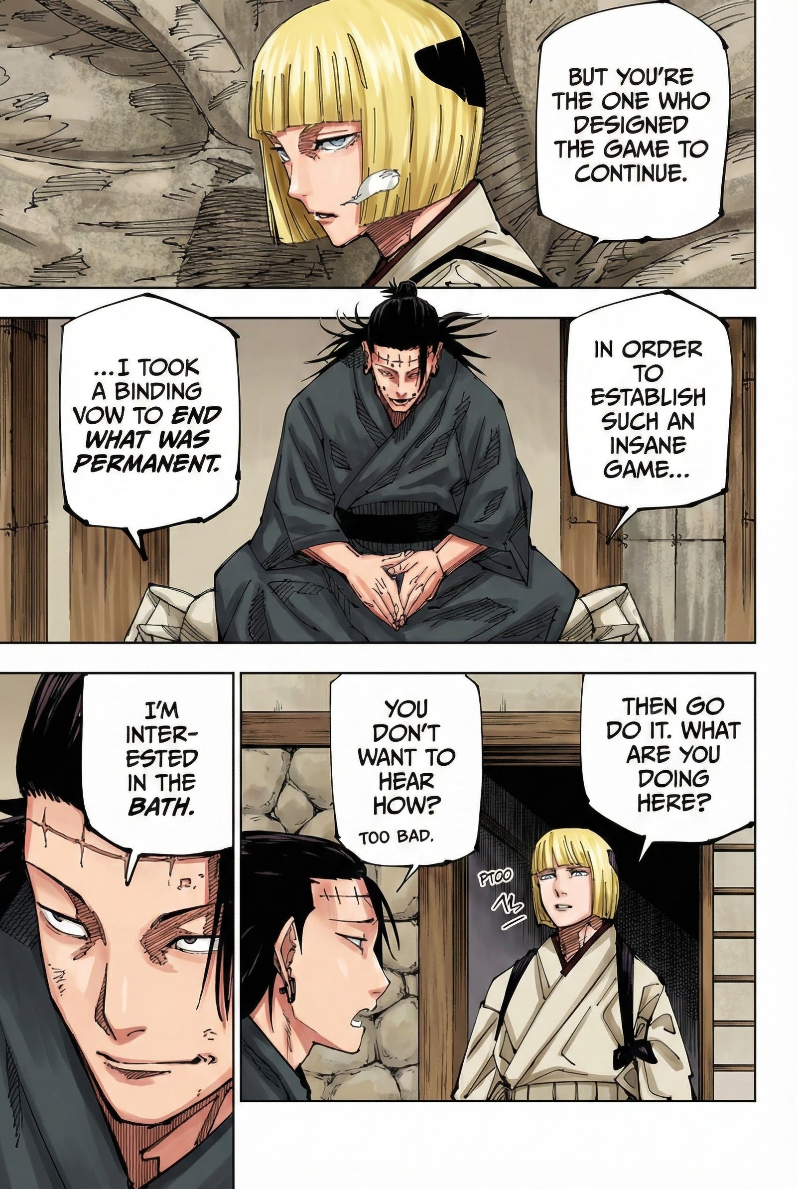 Jujutsu Kaisen Chapter 216 Page 3 - Colored Manga Panel