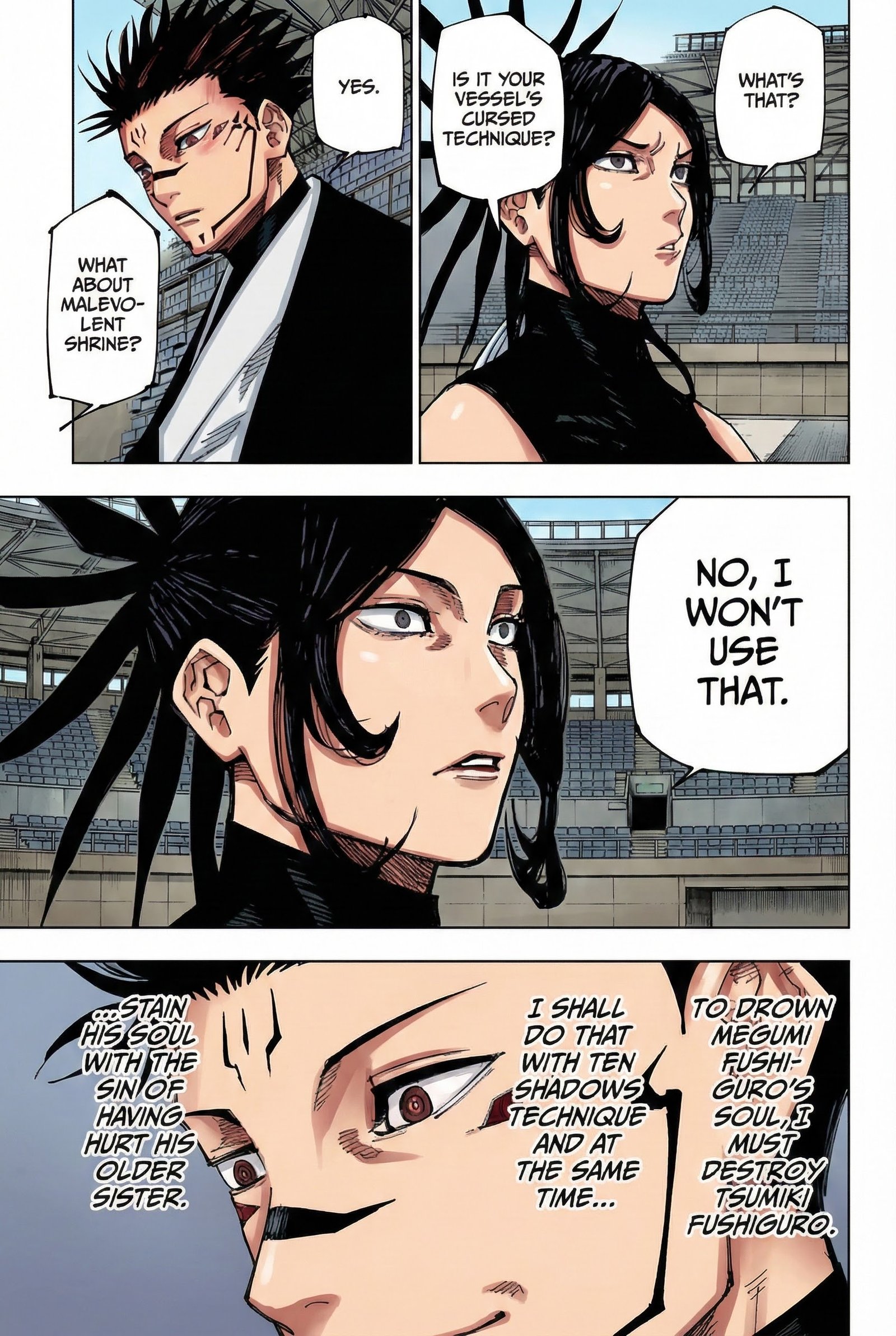 Jujutsu Kaisen Chapter 217 Page 16 - Colored Manga Panel