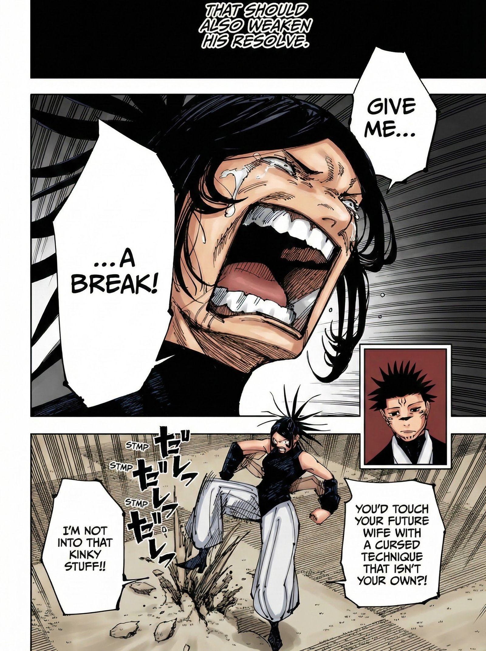 Jujutsu Kaisen Chapter 217 Page 17 - Colored Manga Panel