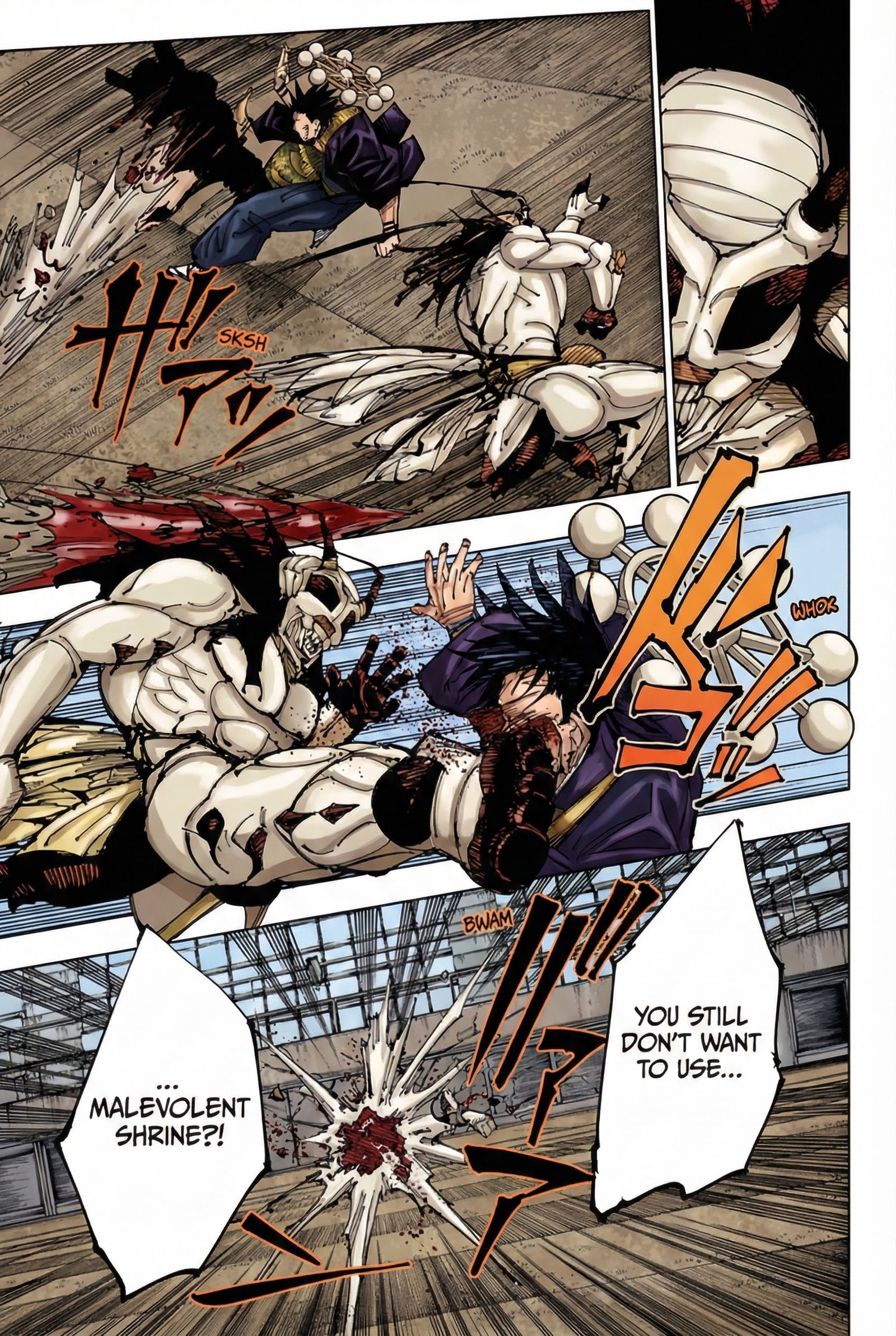 Jujutsu Kaisen Chapter 218 Page 5 - Colored Manga Panel
