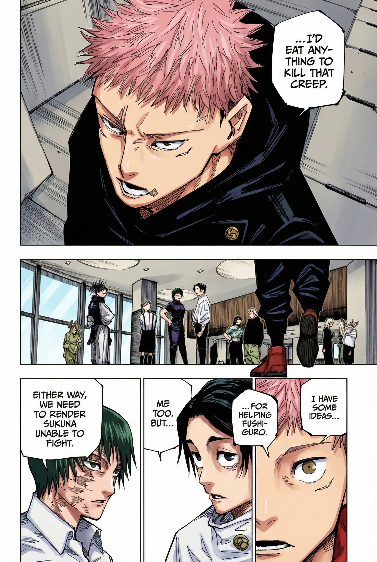 Jujutsu Kaisen Chapter 220 Page 16 - Colored Manga Panel