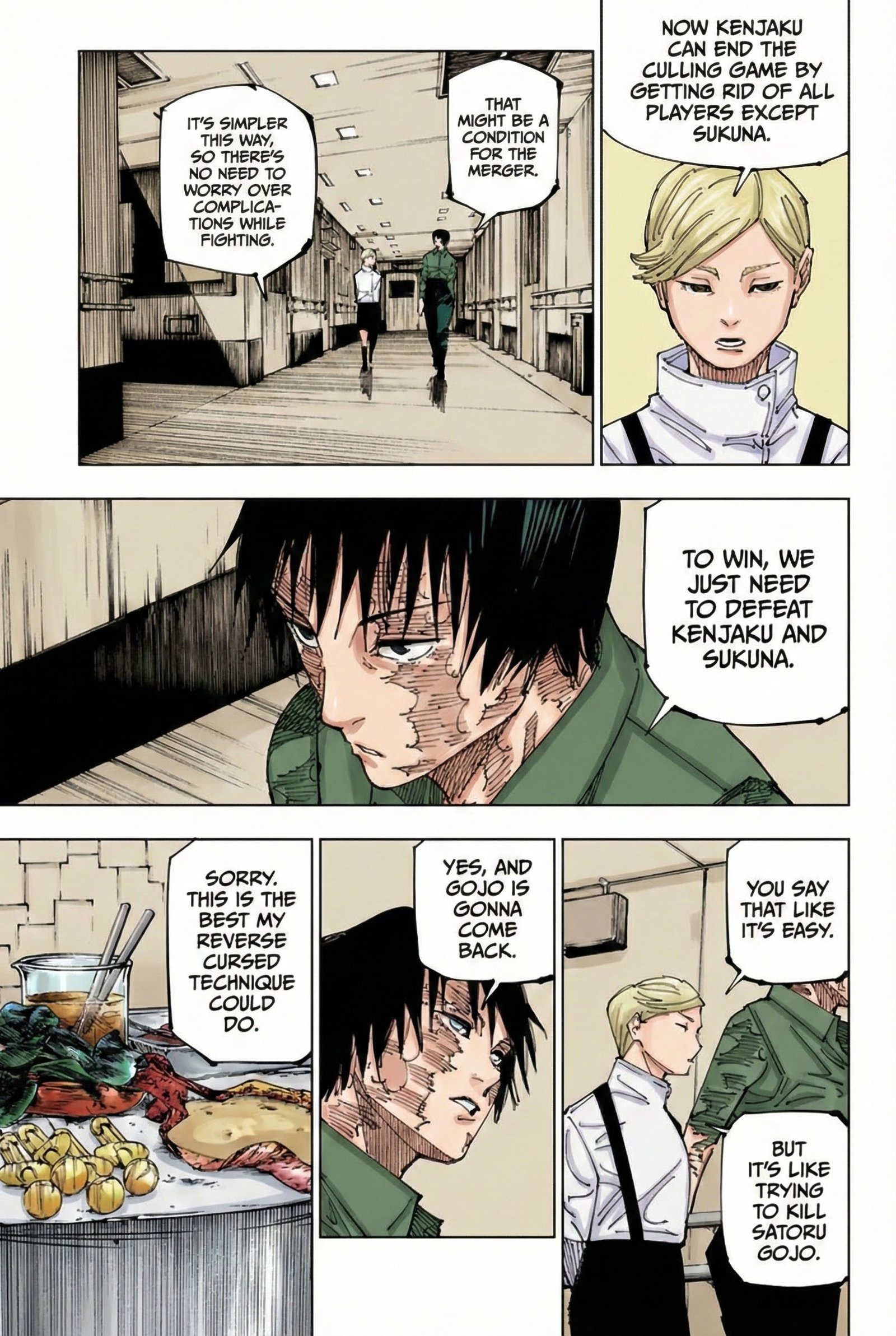 Jujutsu Kaisen Chapter 220 Page 9 - Colored Manga Panel