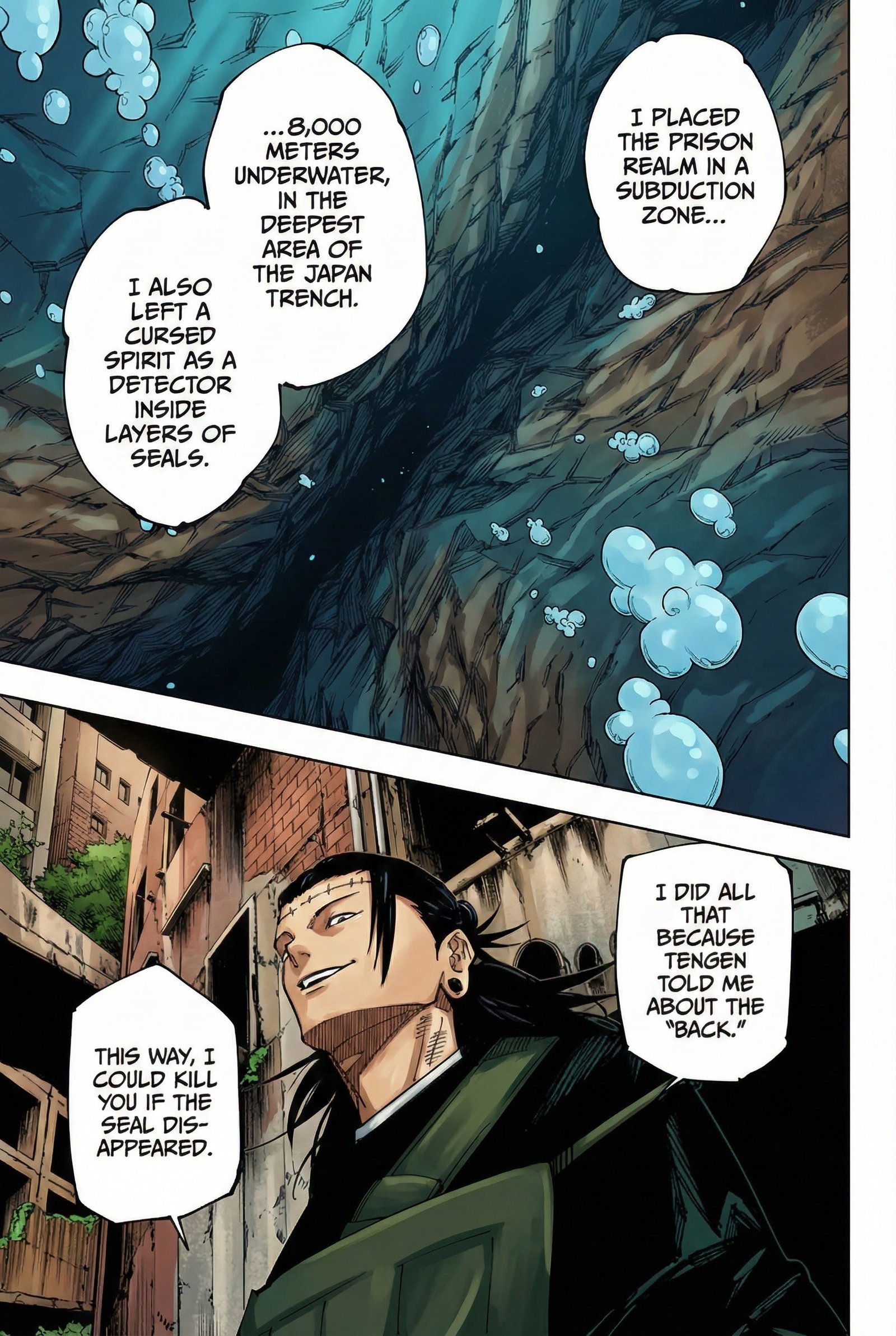 Jujutsu Kaisen Chapter 221 Page 10 - Colored Manga Panel